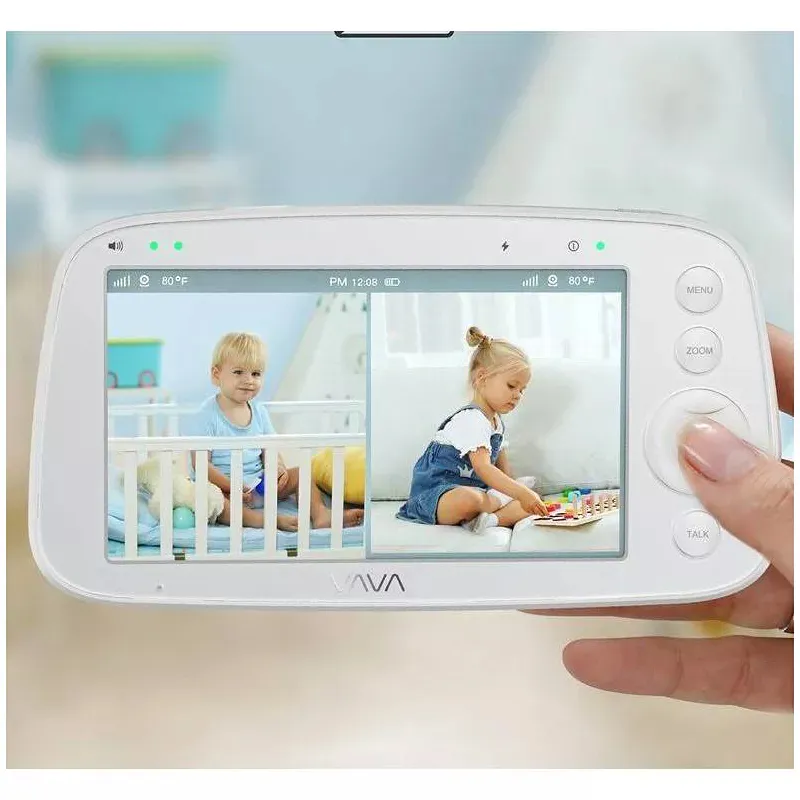 Split View 5" 720P Video Baby Monitor with 2 Cameras - Image 4