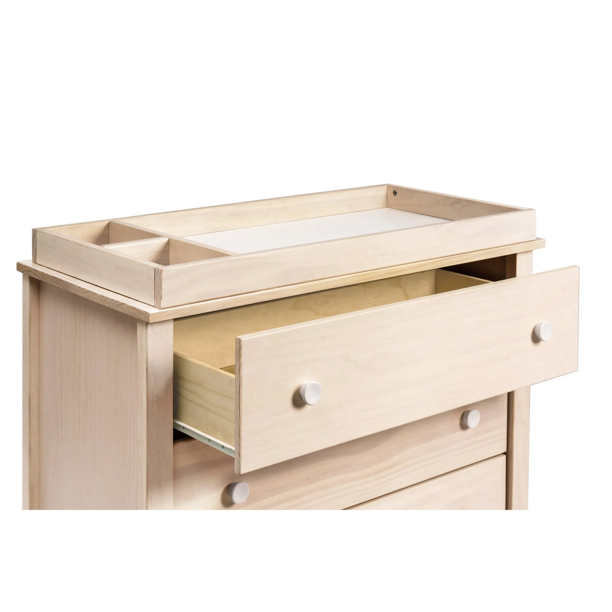 Sprout 3 Drawer Changer Dresser - Washed Natural And White - Image 2