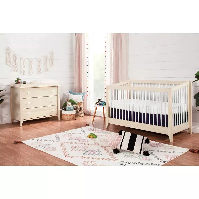 Sprout 3 Drawer Changer Dresser - Washed Natural And White - Image 5
