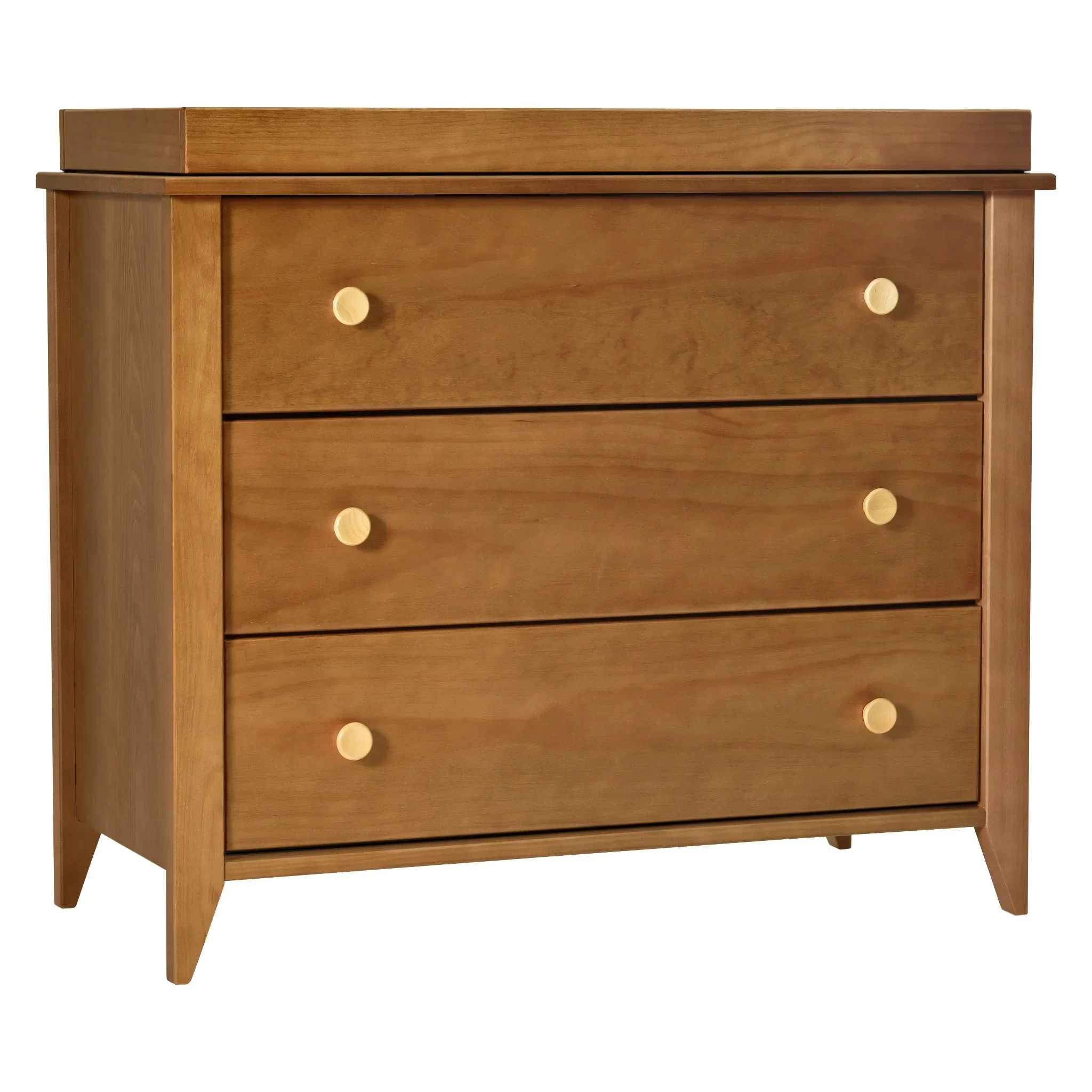 Sprout 3 Drawer Changer Dresser with Removable Changing Tray - Chestnut/Natural - Image 2
