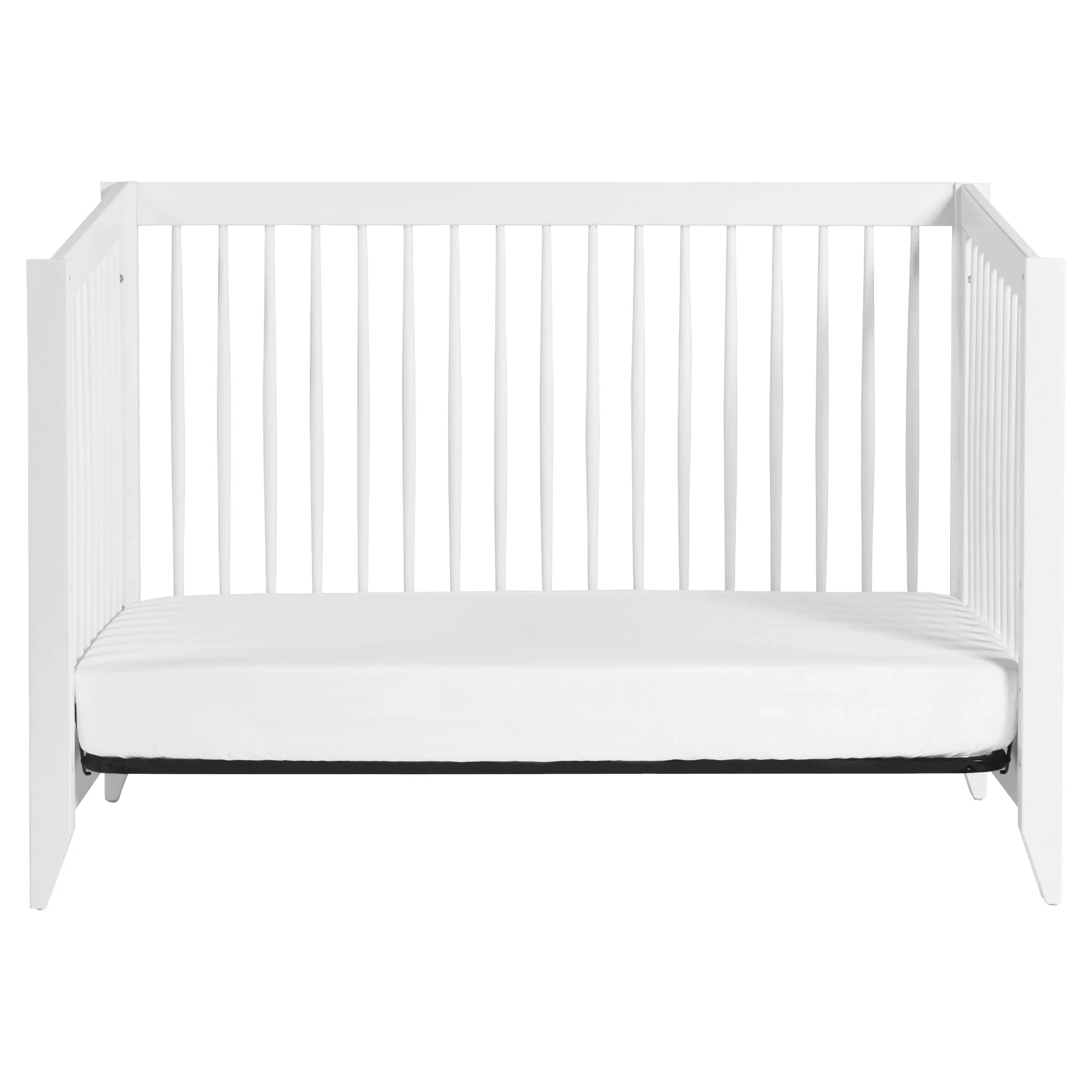 Sprout 4-in-1 Convertible Crib with Toddler Rail - White - Image 3
