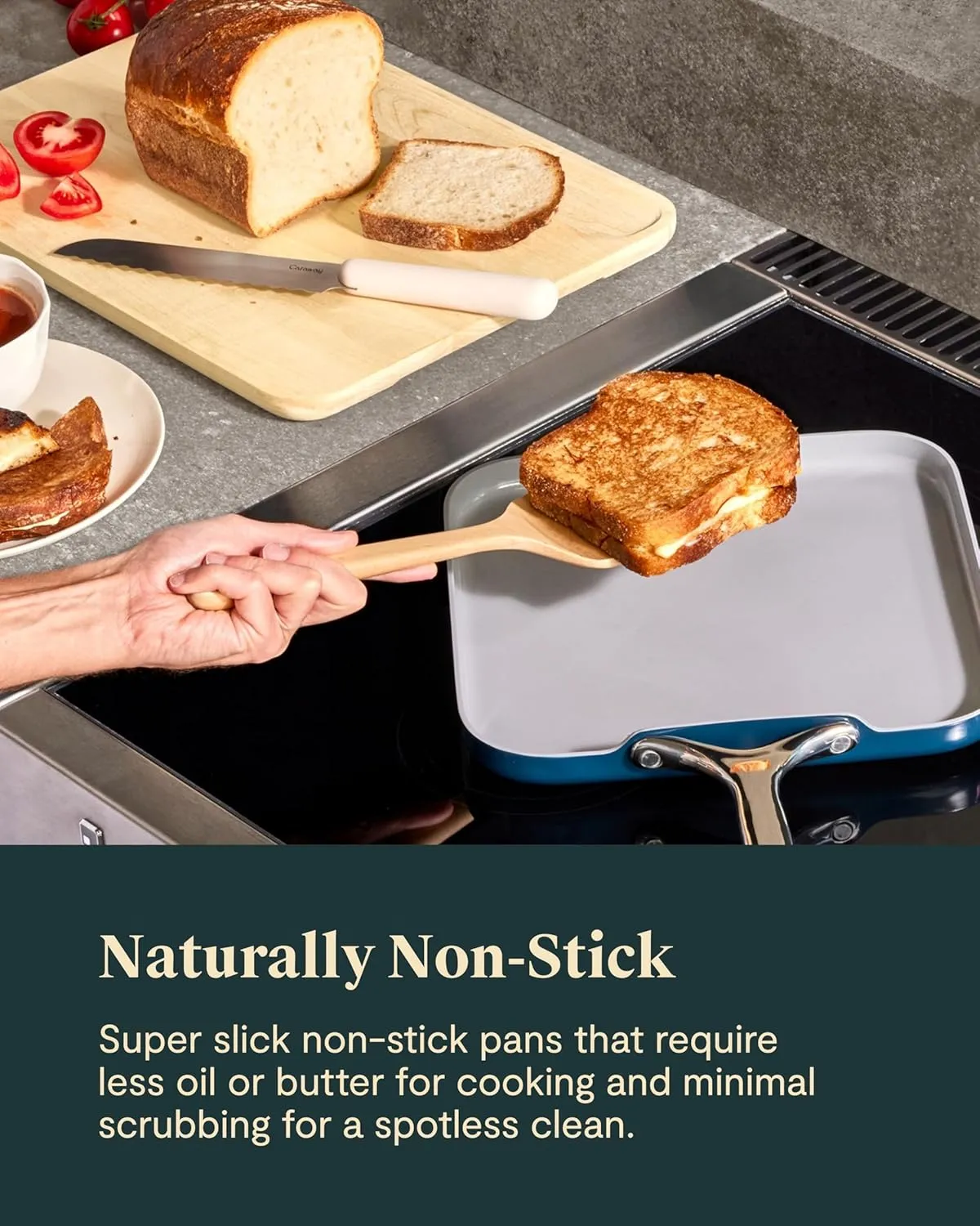 7pc Square Cookware Set - Gray - Image 5