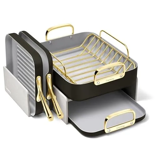 Iconics 5 Piece Squareware Cookware Set - Black