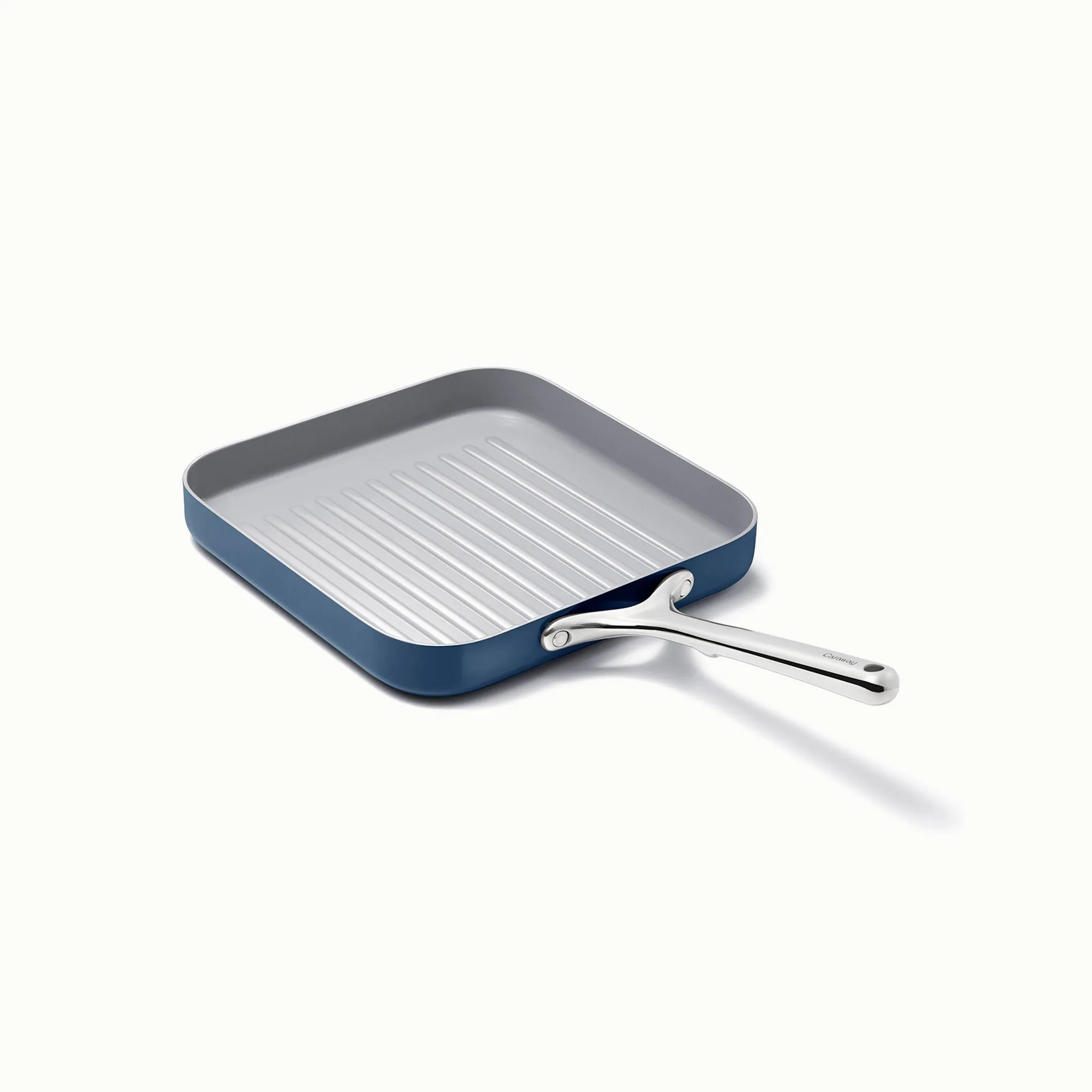11.02" Nonstick Square Grill Fry Pan - Navy