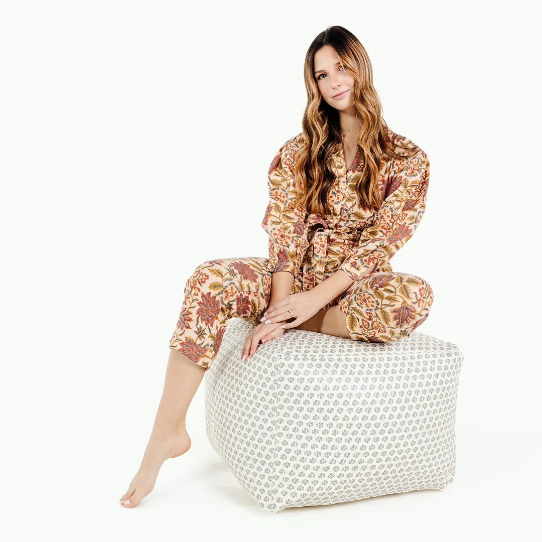 Square Pouf - Meadow - Image 3