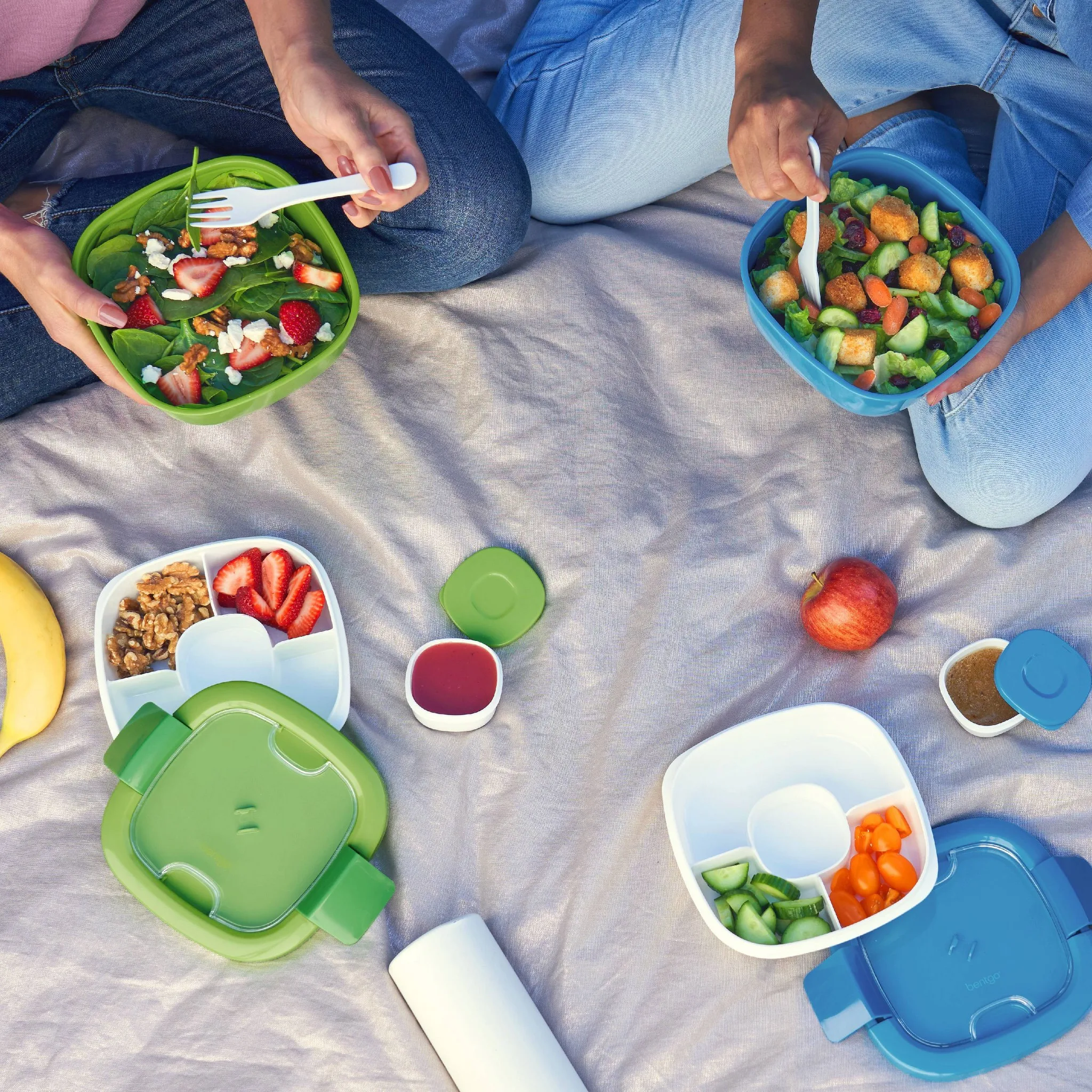 Stackable Lunch Container - Green - Image 2