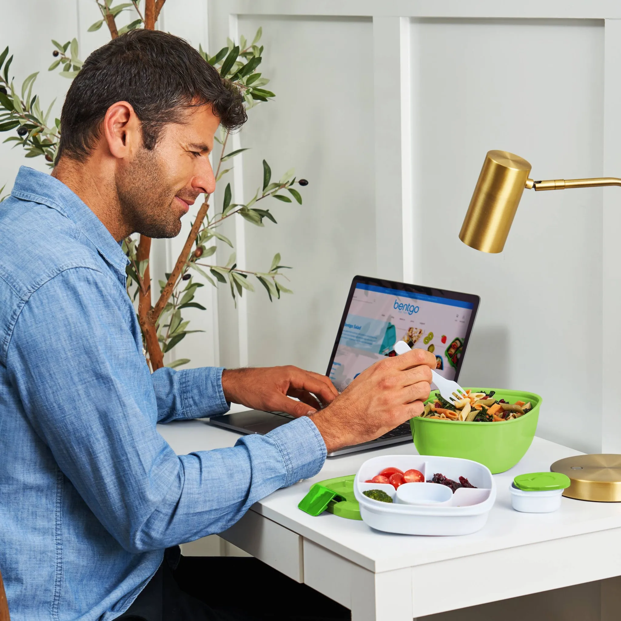 Stackable Lunch Container - Green - Image 4