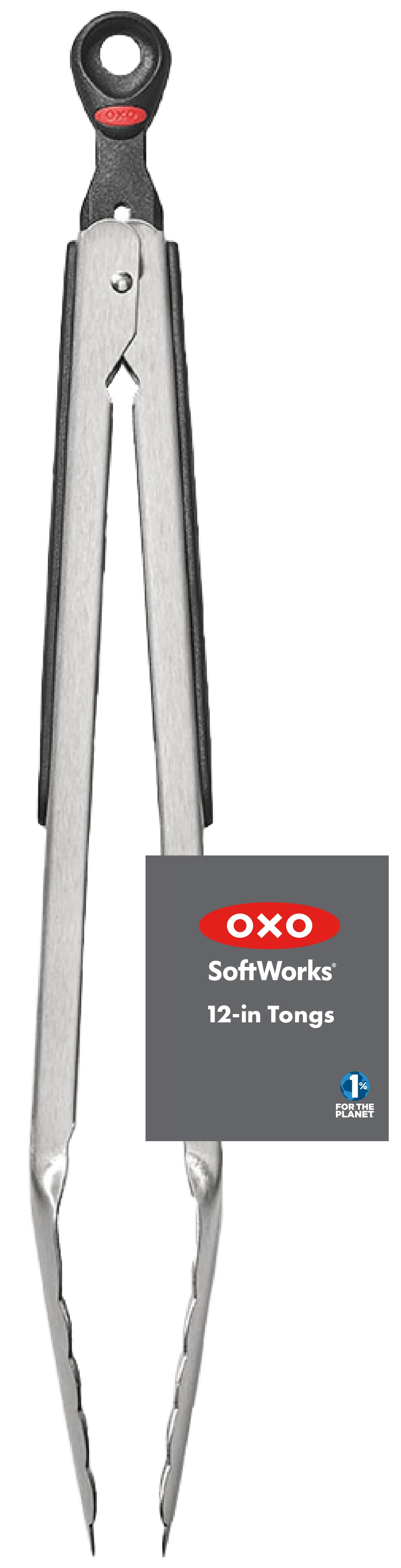 Stainless Steel 12-inch Food Tongs - Locking Handle - Image 5
