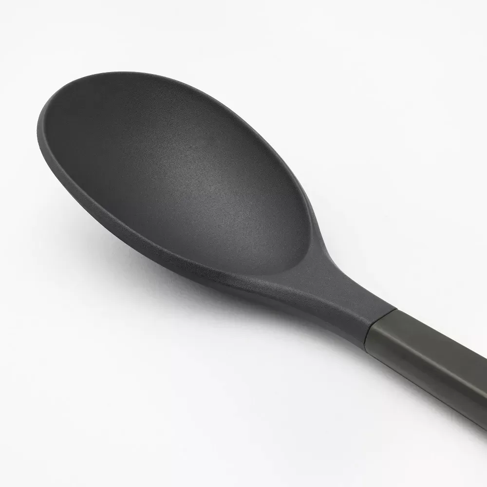 Stainless Steel and Nylon Solid Spoon - Matte Black - Image 2