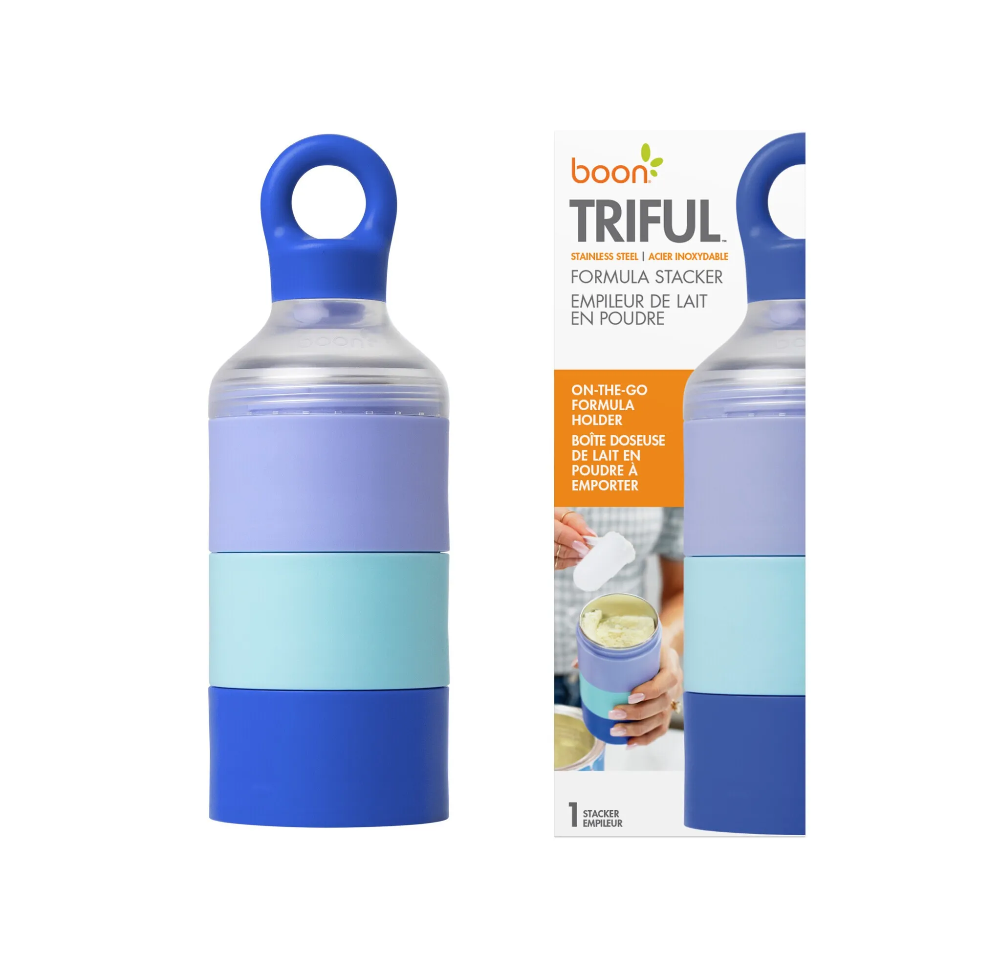 Stainless Steel Baby Formula Stacker and Dispenser