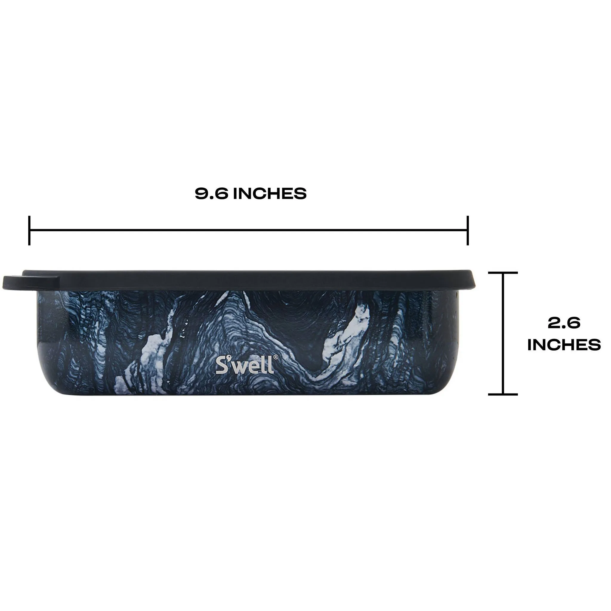 Stainless Steel Bento Box Azurite Marble - Image 4