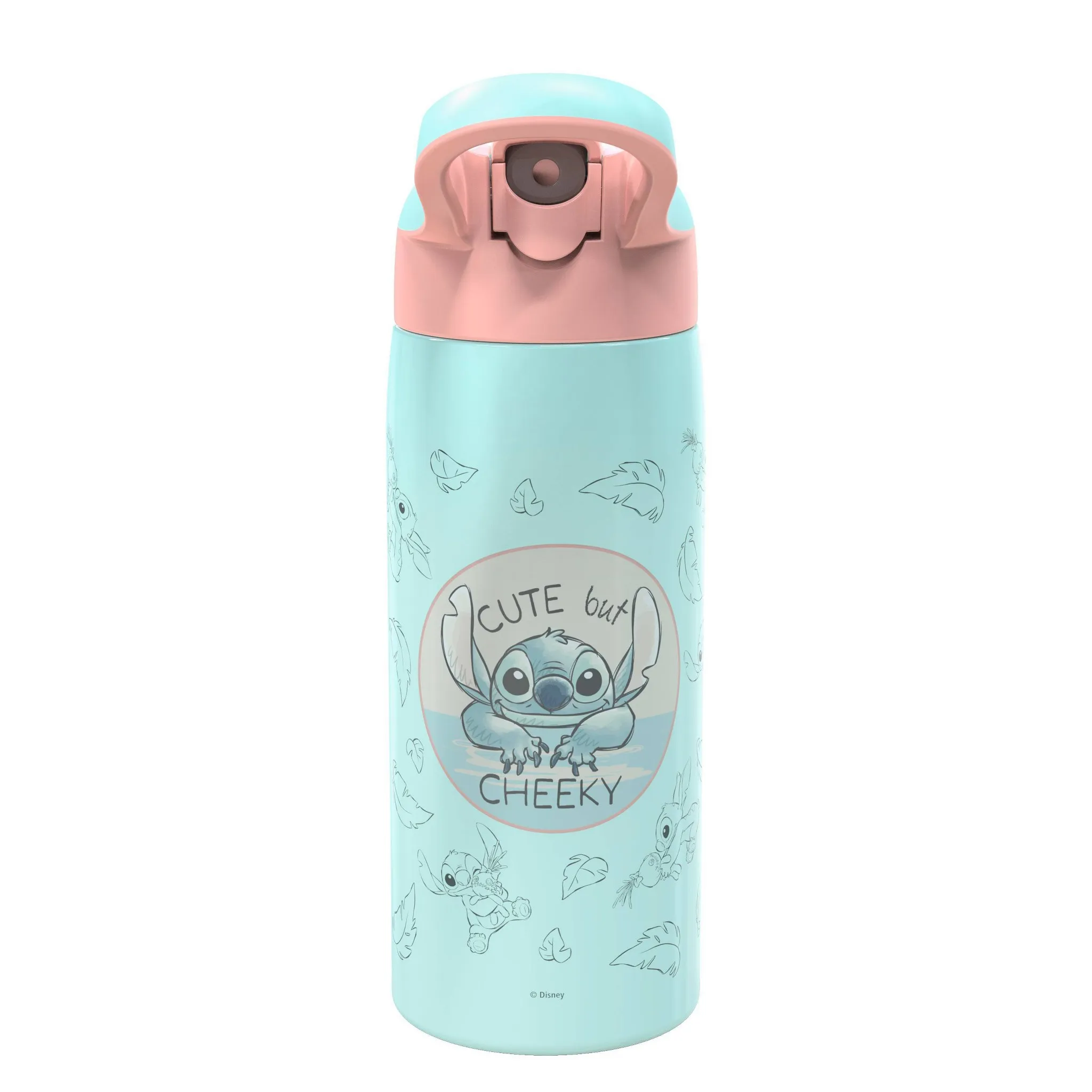 Stainless Steel Double Wall Vacuum Water Bottle - Blue - Image 2