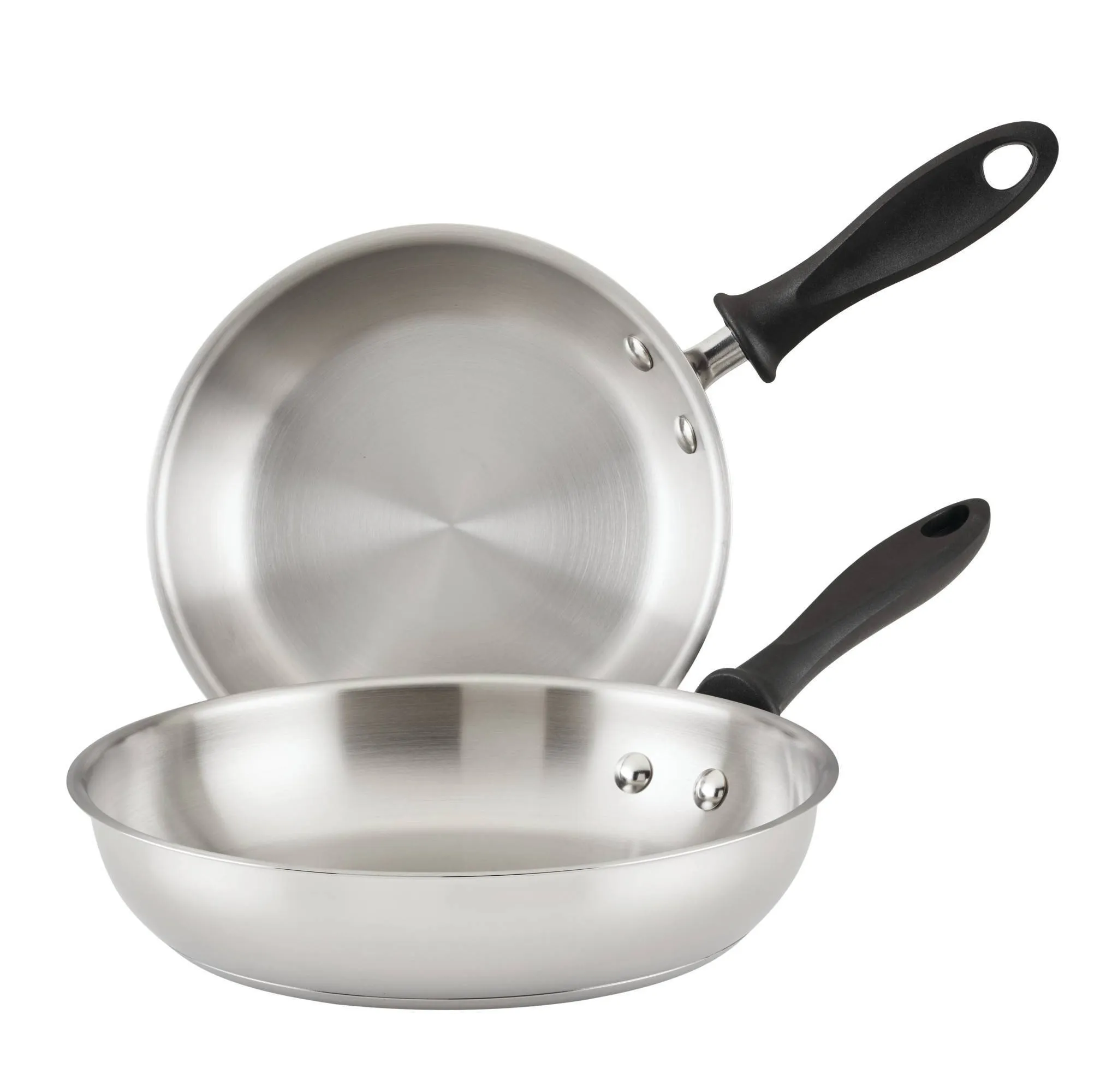 Stainless Steel Frying Pans Set - 2-Piece