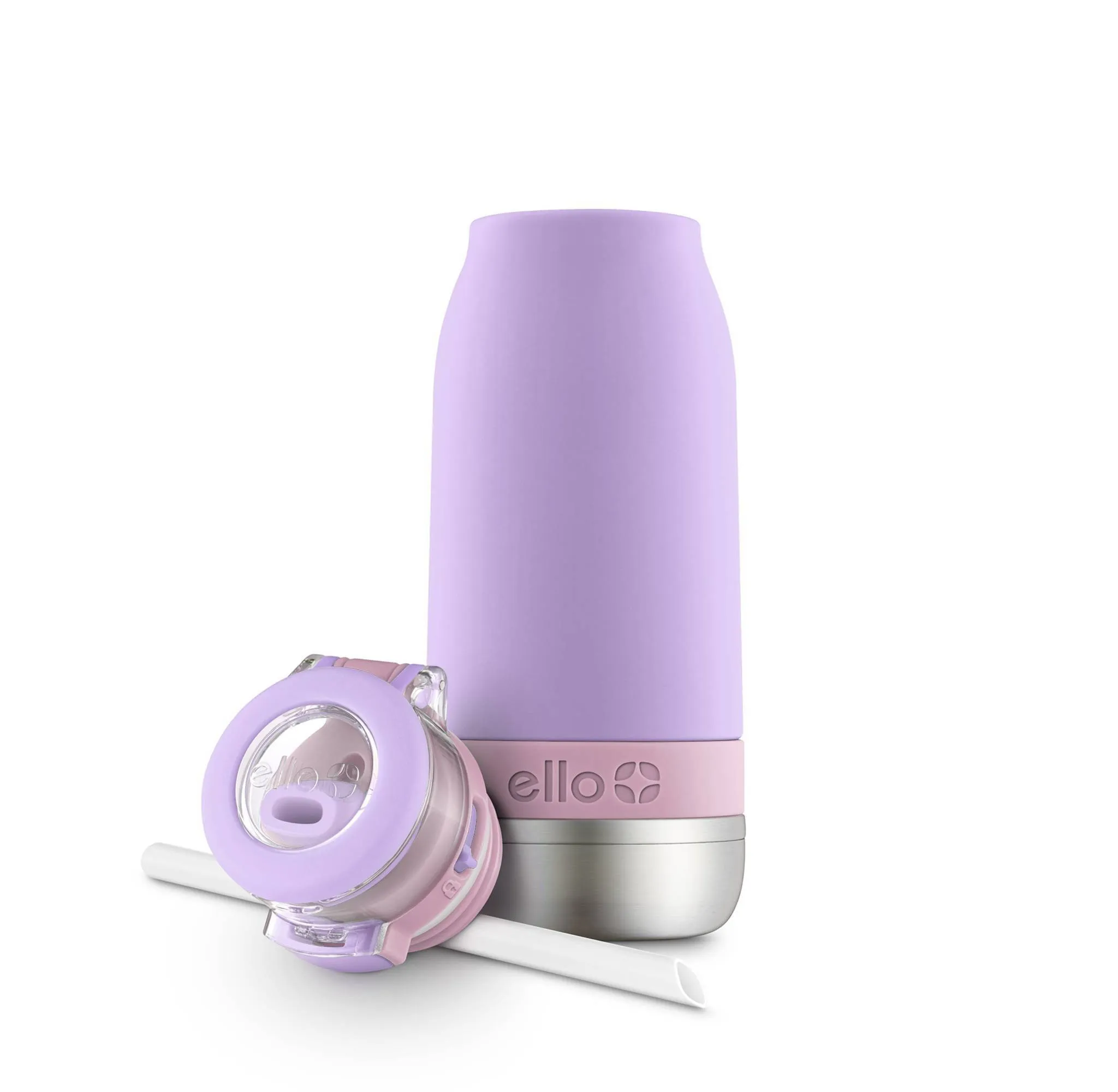 Stainless Steel Kids' Water Bottle - Purple - Image 3