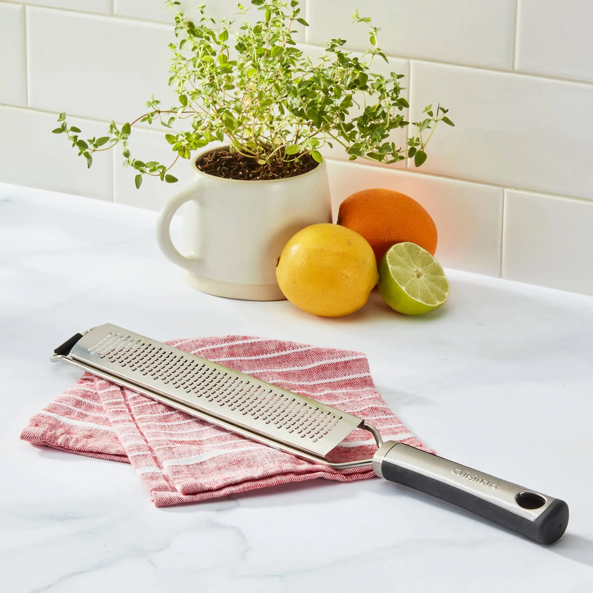 Stainless Steel Long Zester Grater - Silver - Image 3