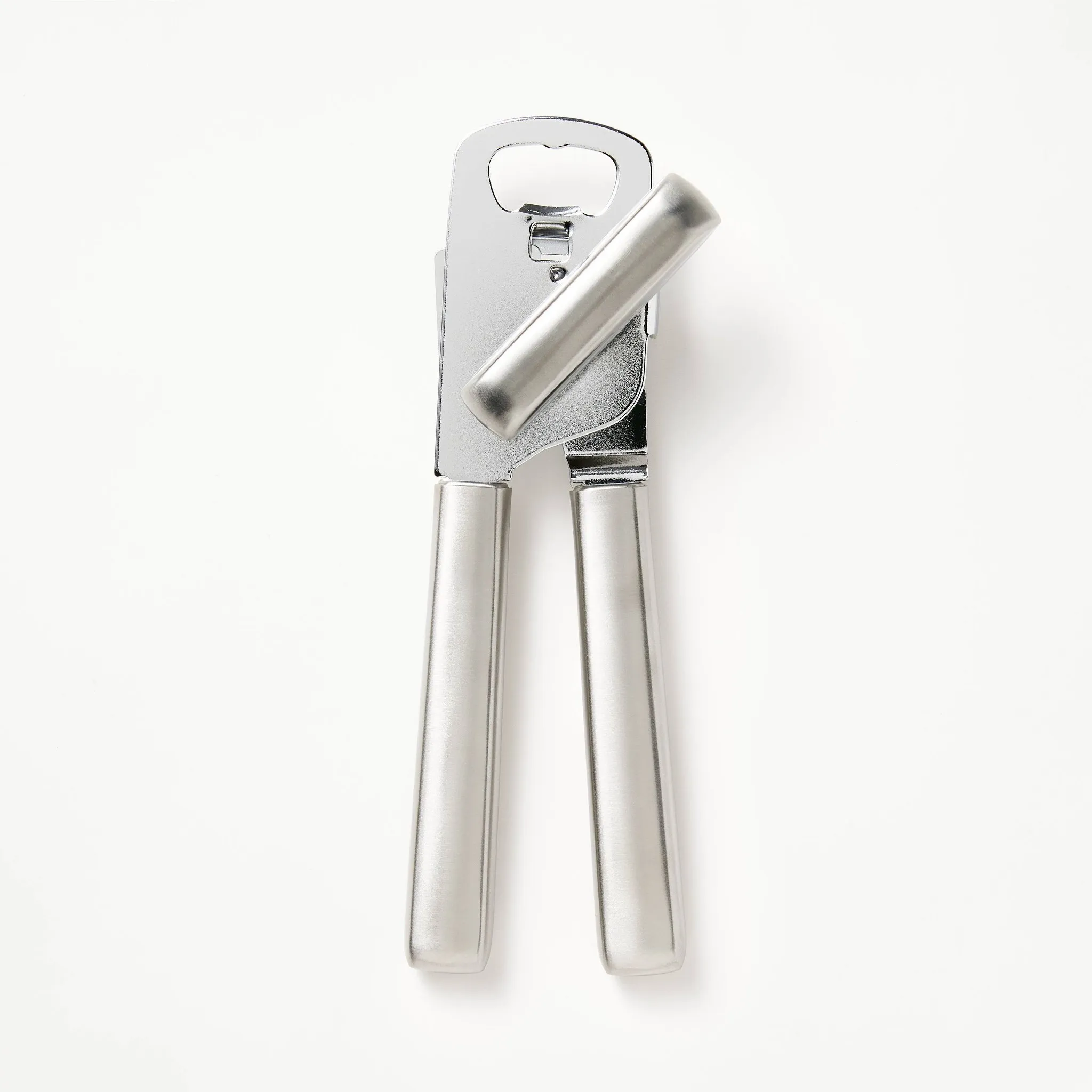 Stainless Steel Manual Can Opener Silver - ™: Dishwasher-Safe, Freestanding, Kitchen Essential