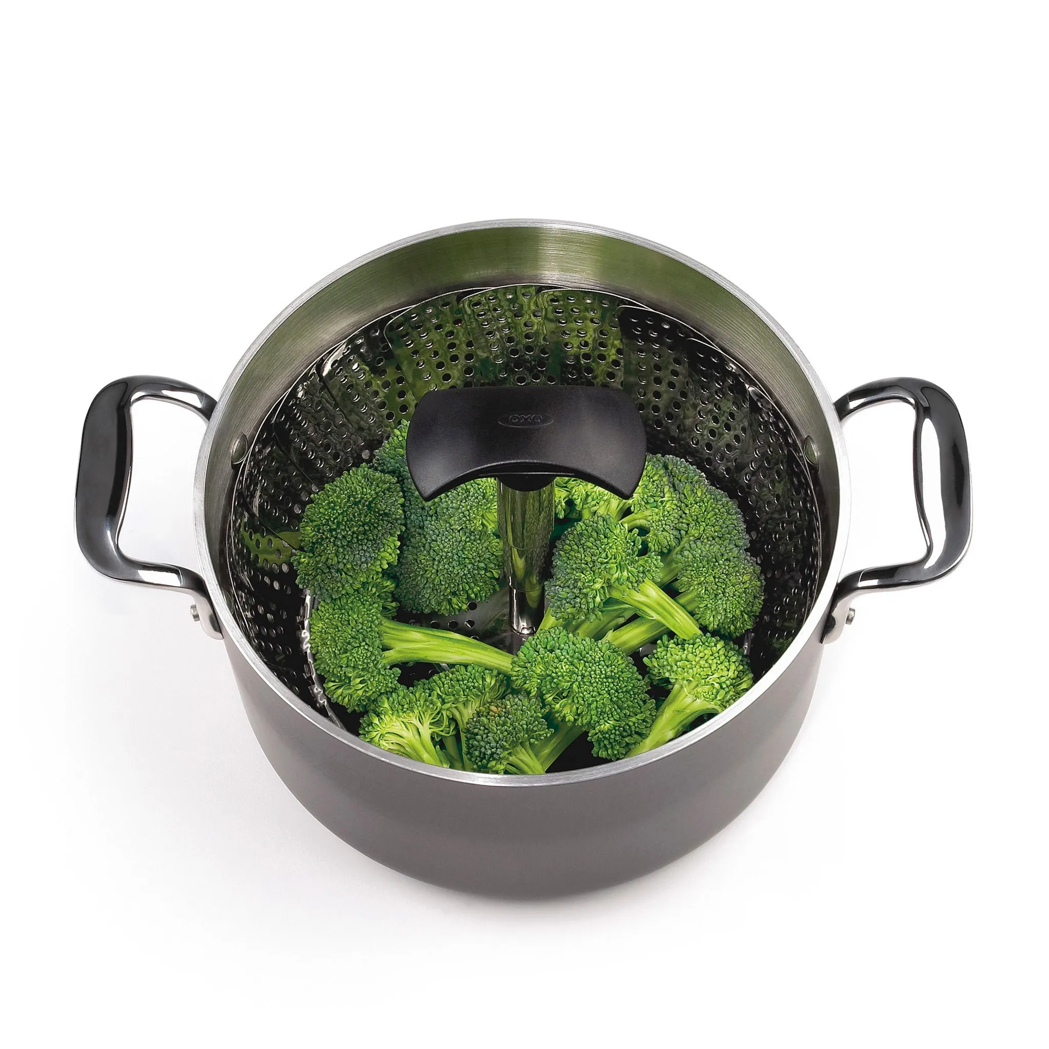 Stainless Steel Steamer with Extendable Handle - Image 5