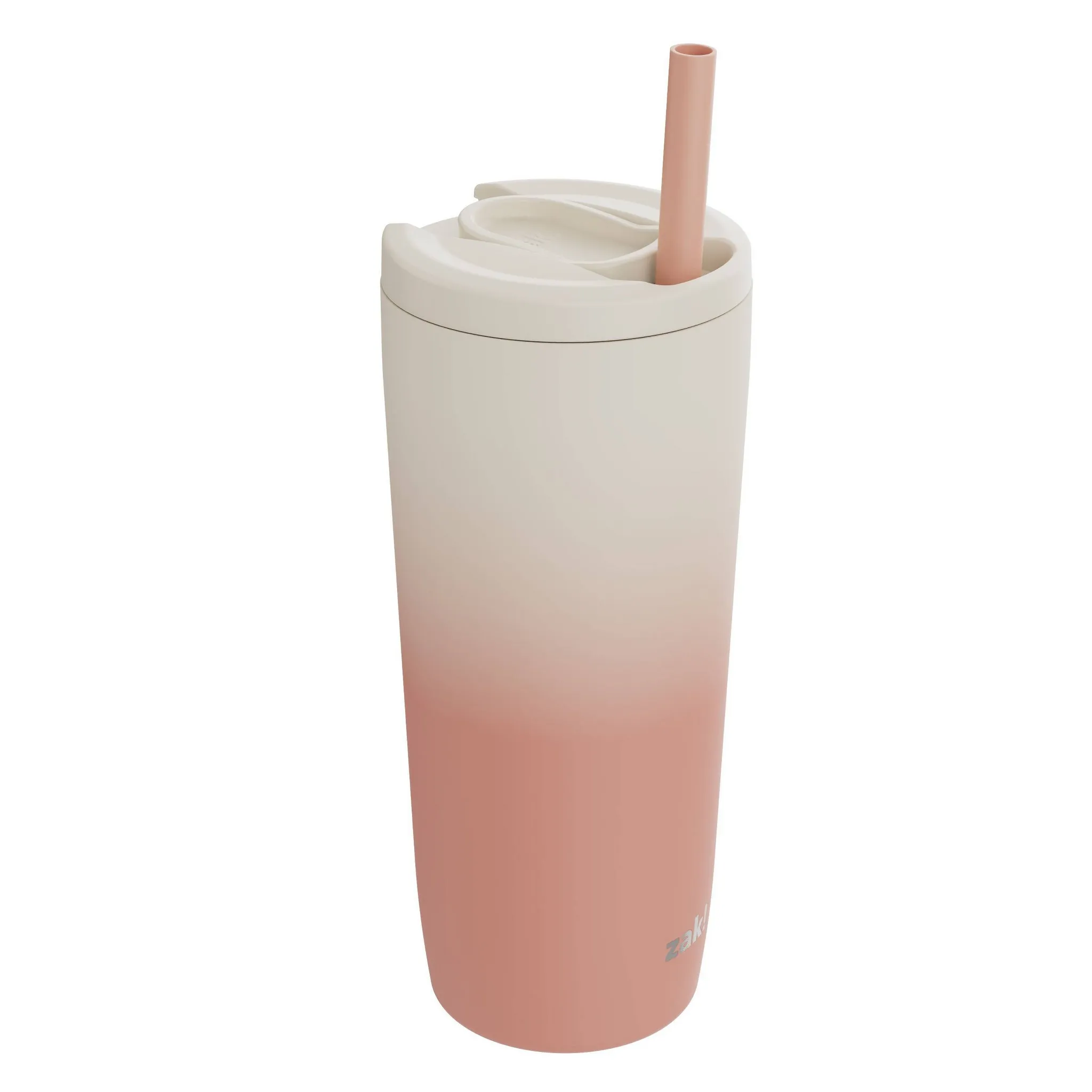 Stainless Steel Travel Tumbler - Peach Ombre - Image 4