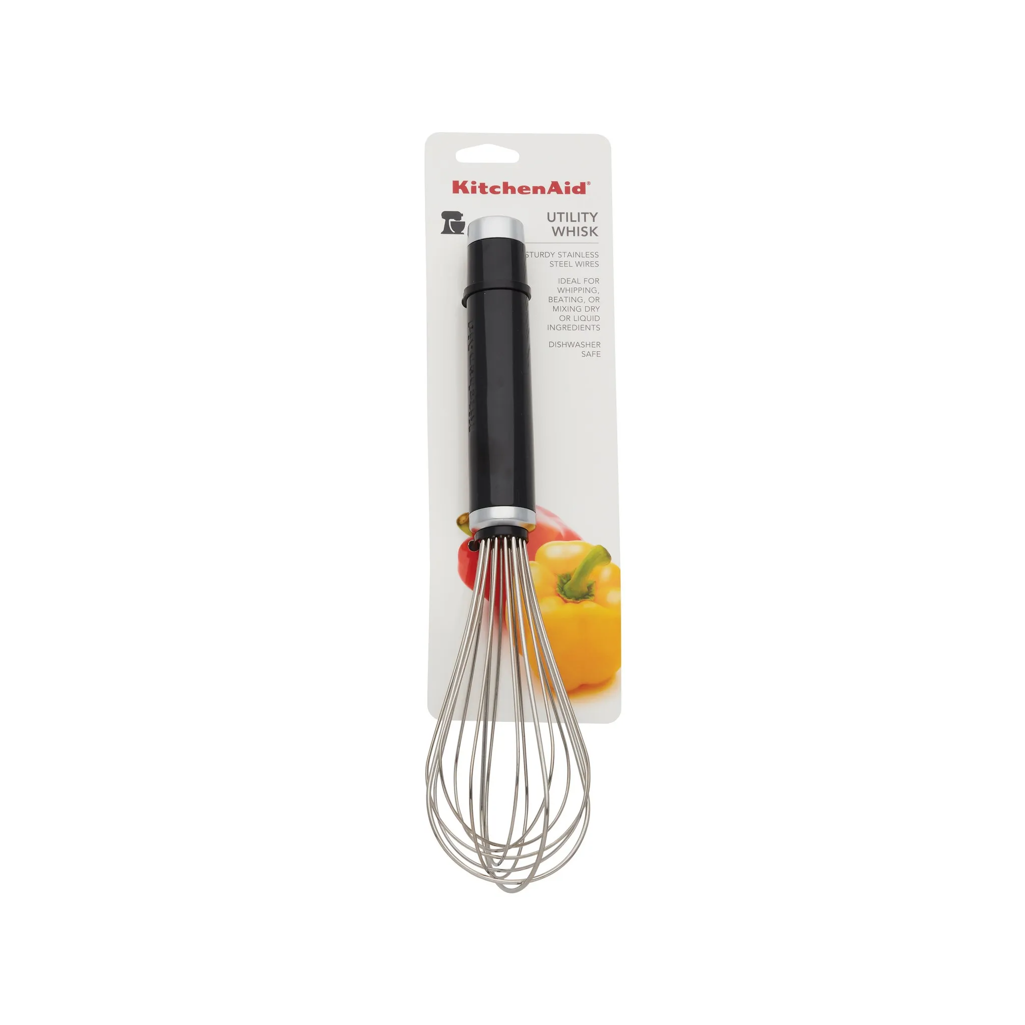 Stainless Steel Utility Whisk - Black - Image 2