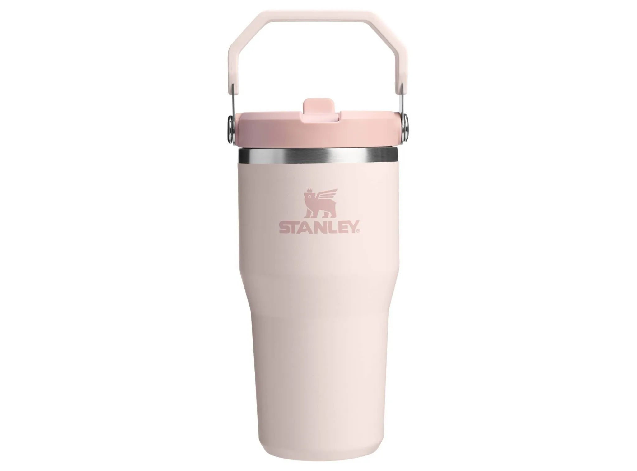Stanley 20 Oz Iceflow Flipstraw 2.0 Tumbler - Rose Quartz - Image 2