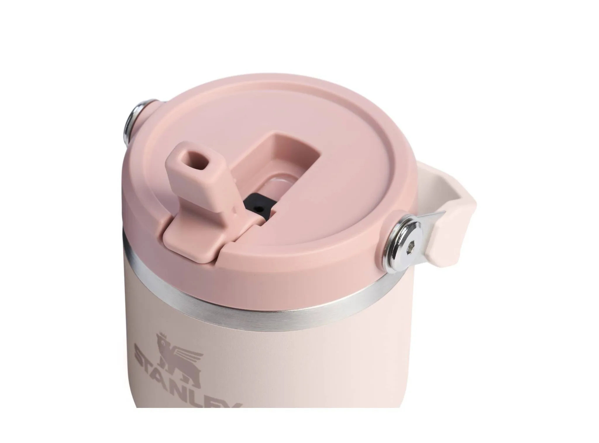Stanley 20 Oz Iceflow Flipstraw 2.0 Tumbler - Rose Quartz - Image 3