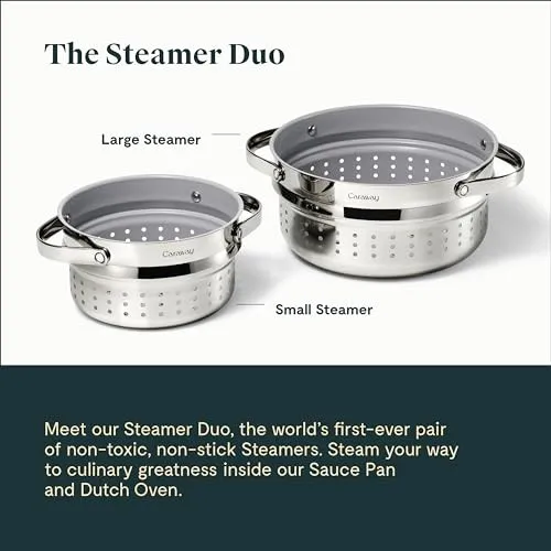 Steamer Duo - Stainless Steel - Image 4