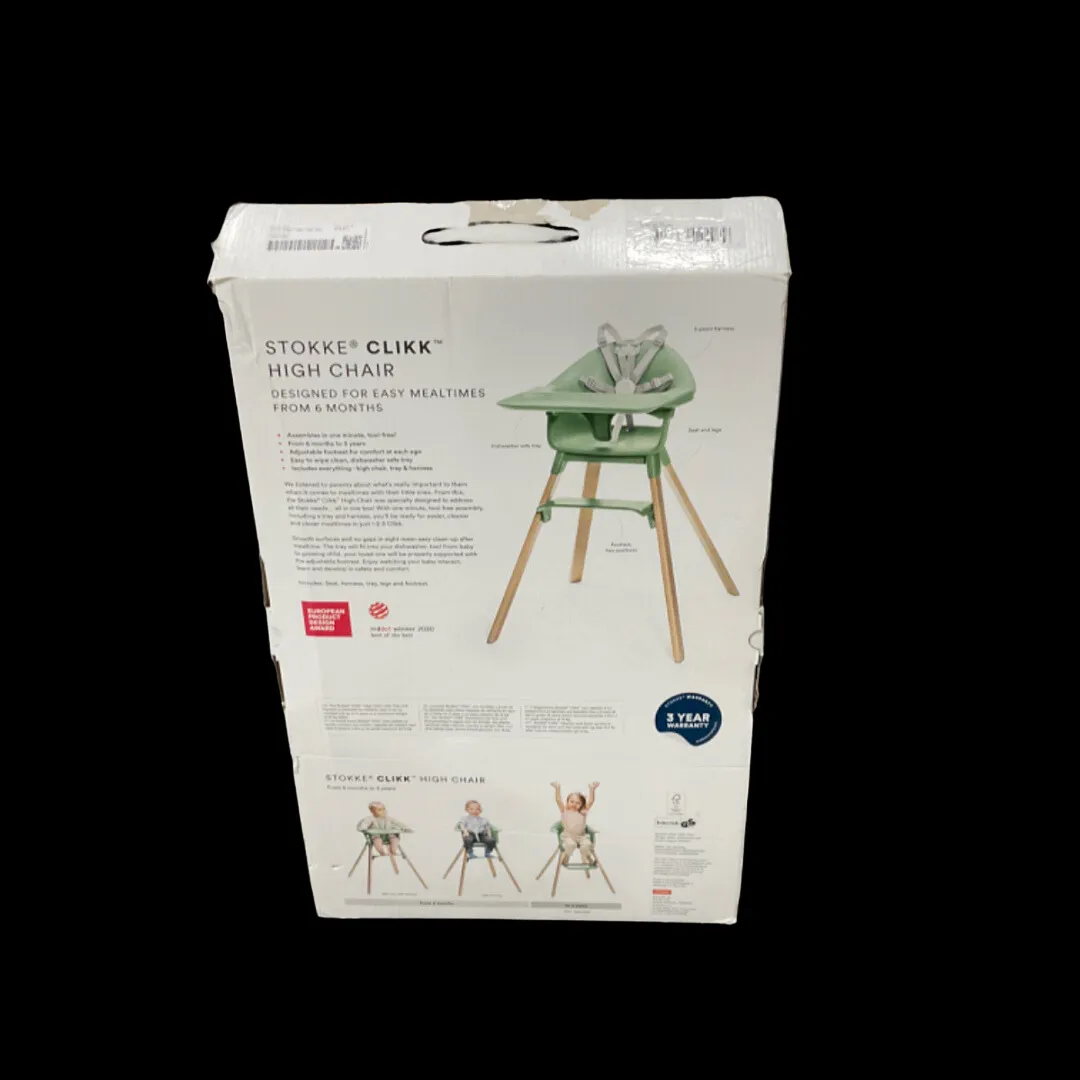 Stokke Clikk High Chair - Clover Green - Image 2