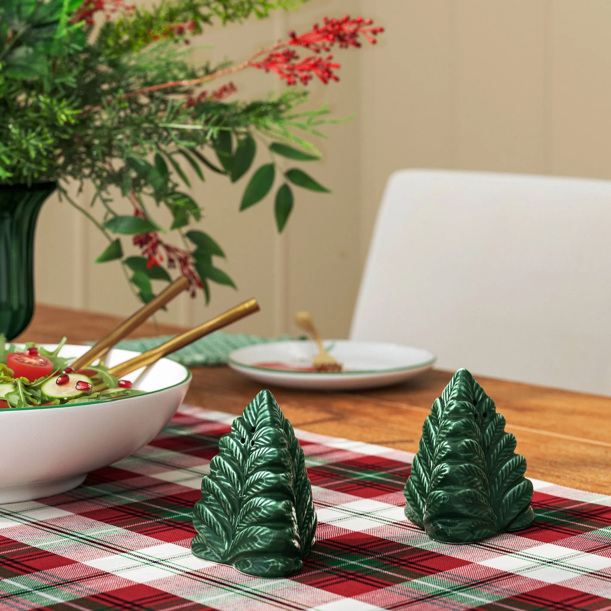 Stoneware Trees Salt and Pepper Shaker - Threshold™ - Image 2