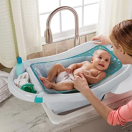 Summer by Ingenuity Comfy Clean Deluxe Tub - Gray - Image 7