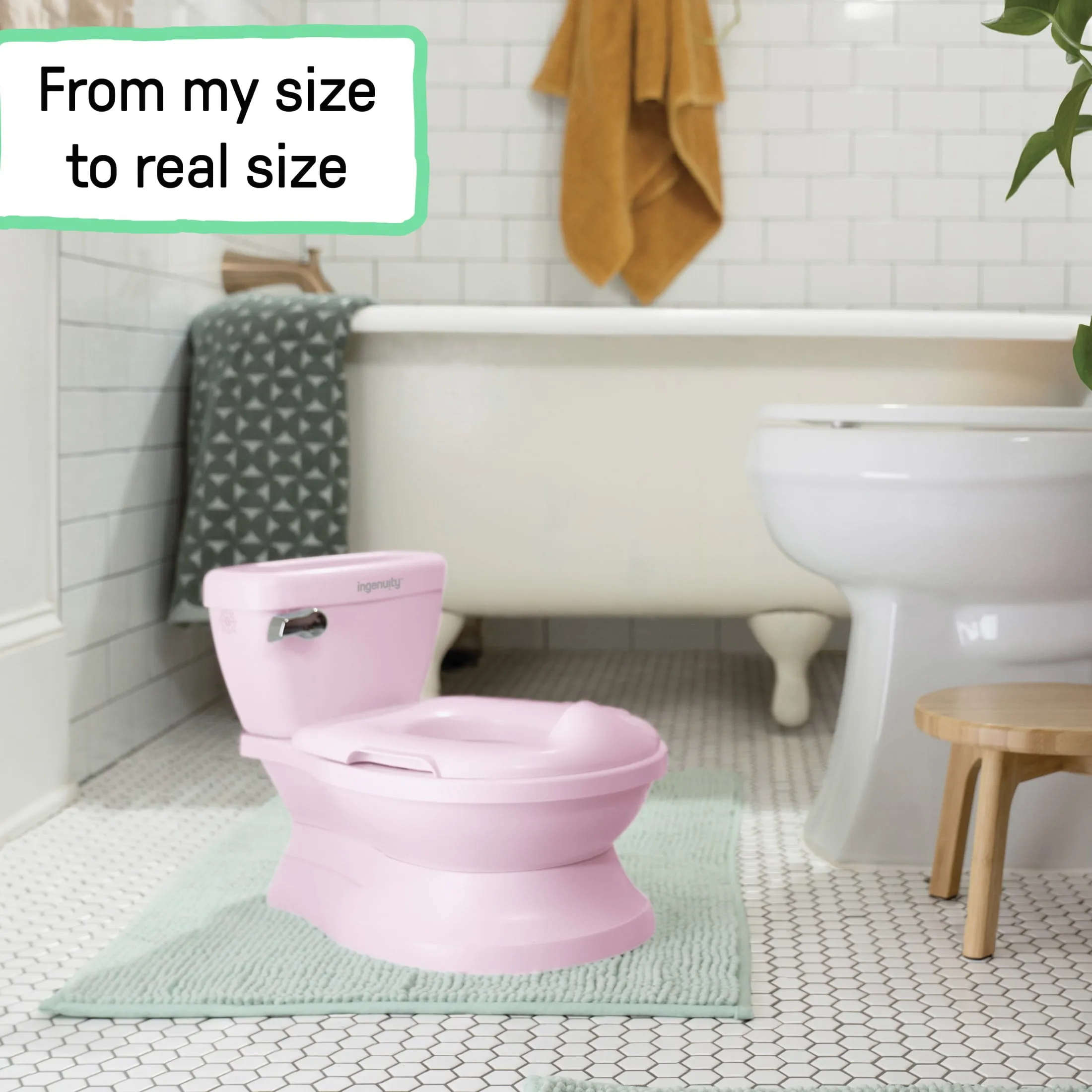 Summer By Ingenuity My Size Potty Pro For Toddlers, Pink - Image 2