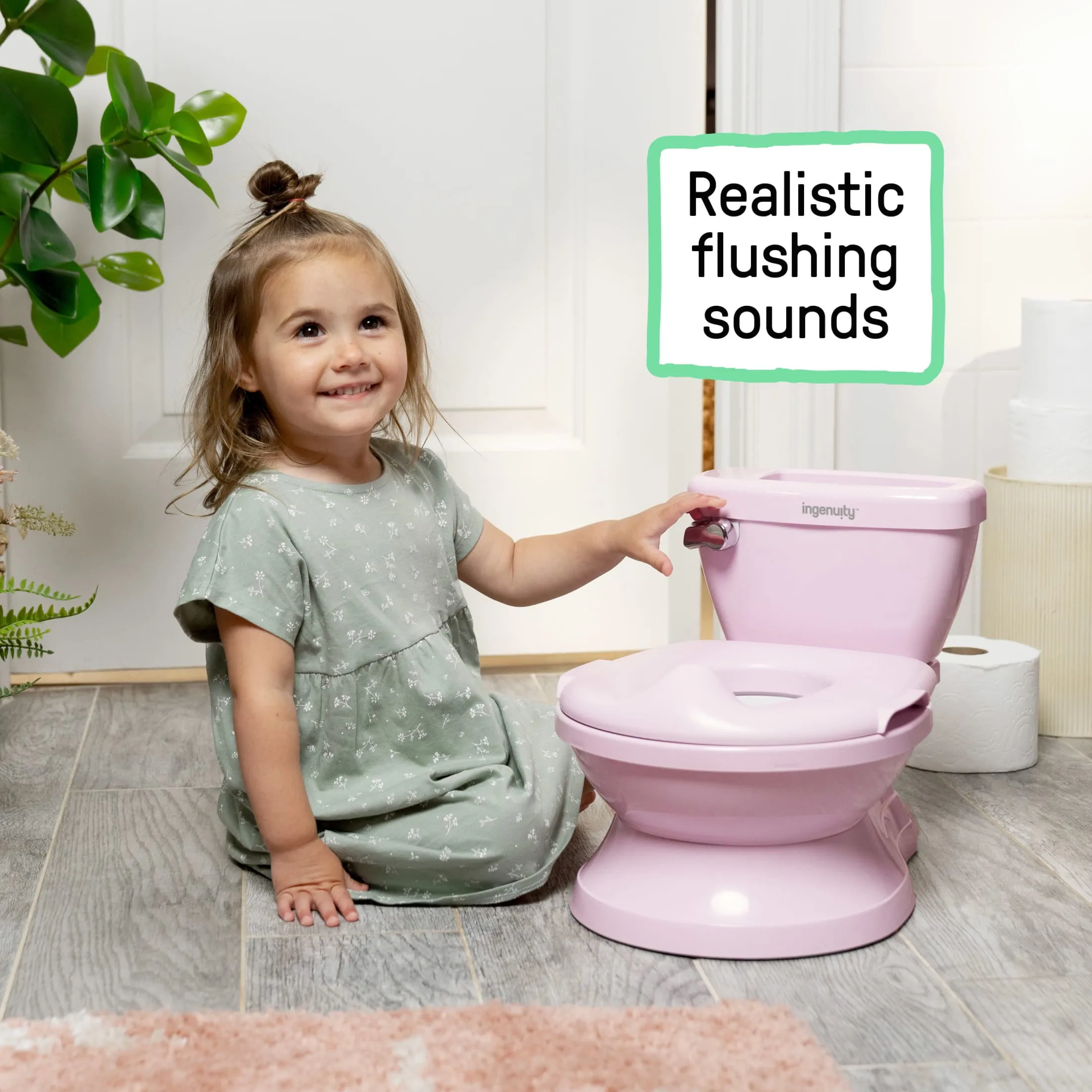 Summer By Ingenuity My Size Potty Pro For Toddlers, Pink - Image 4