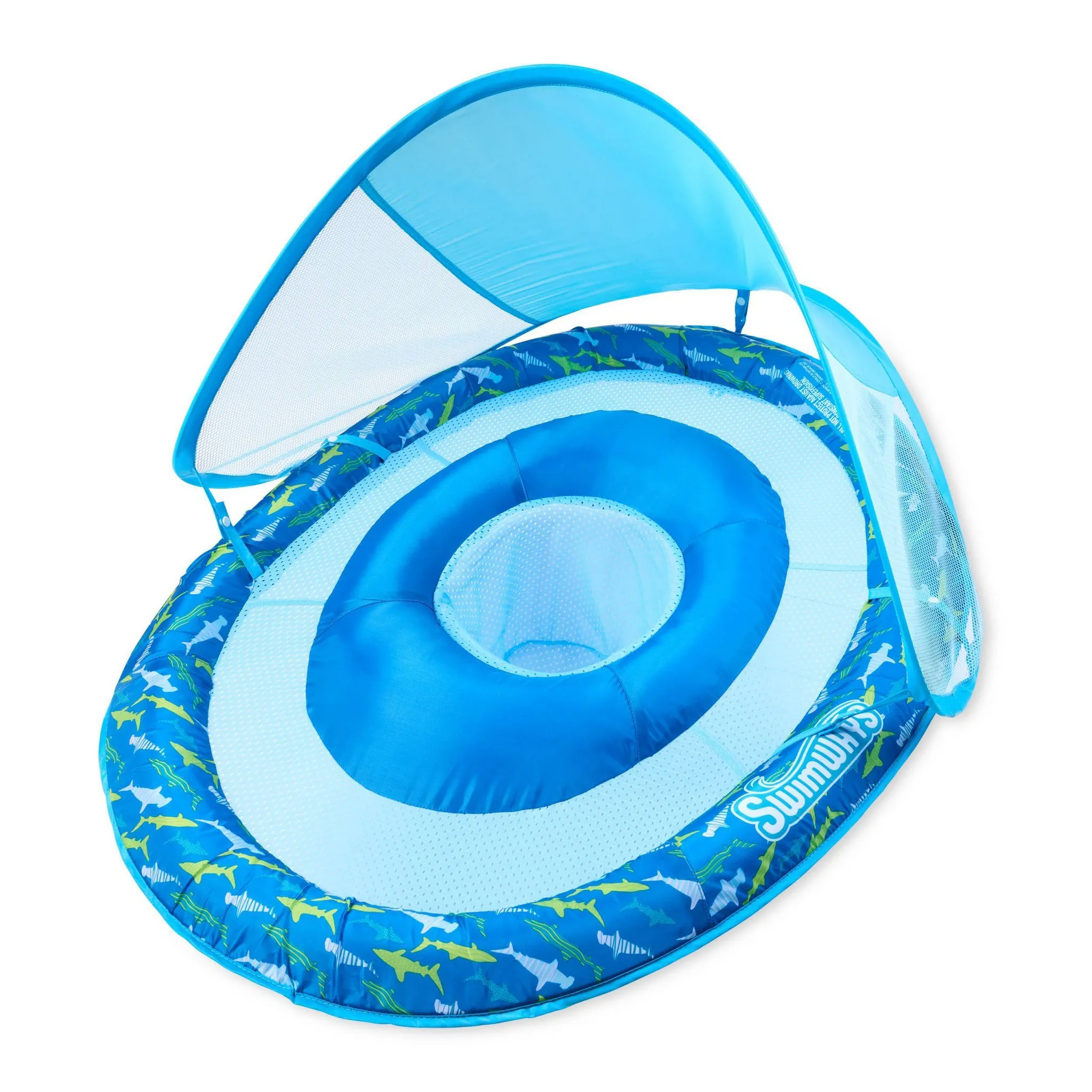 Sun Canopy Baby Spring Float - Shark