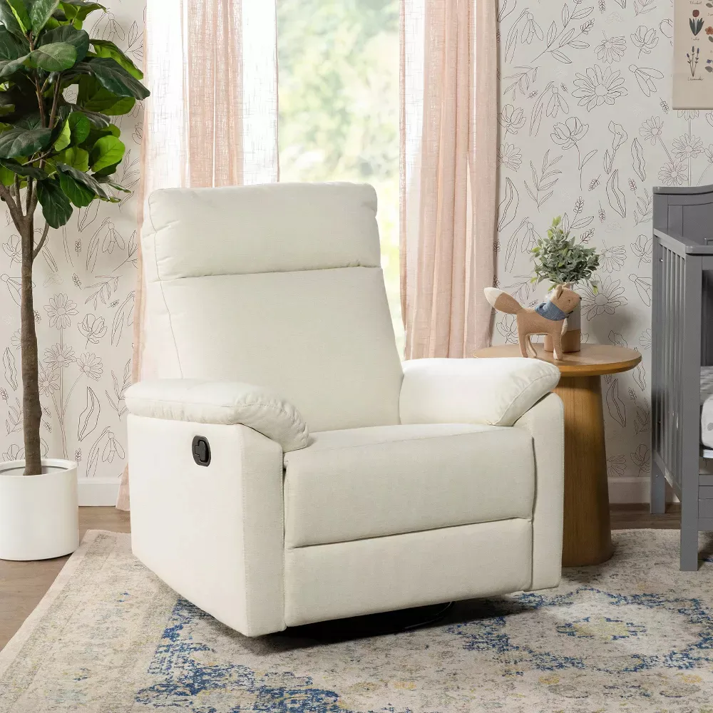 Suzy Recliner and Swivel Glider - Vanilla - Image 3