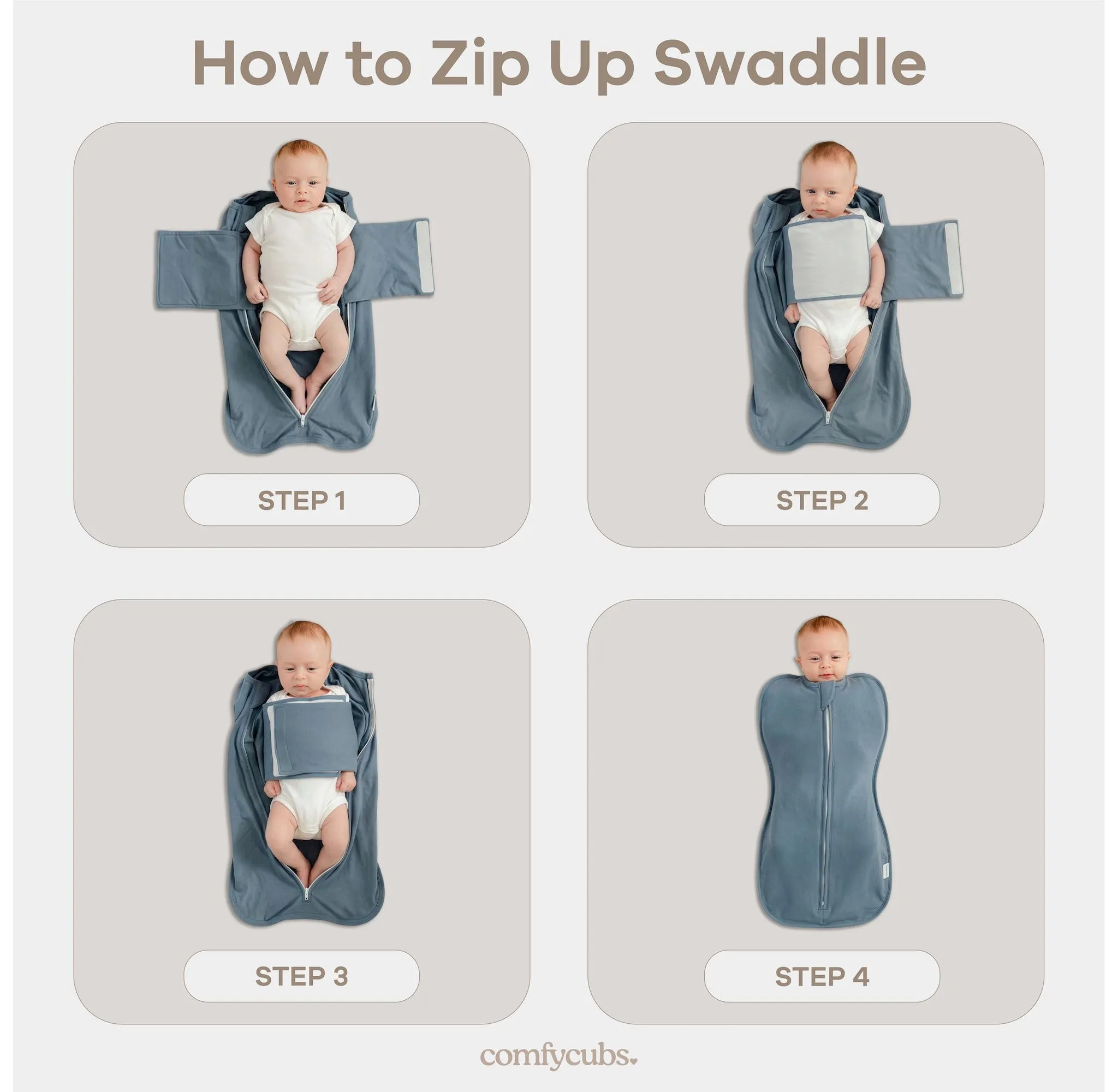 Swaddle Blanket Infant Sleep Sack - Nomadic Blue - Image 3