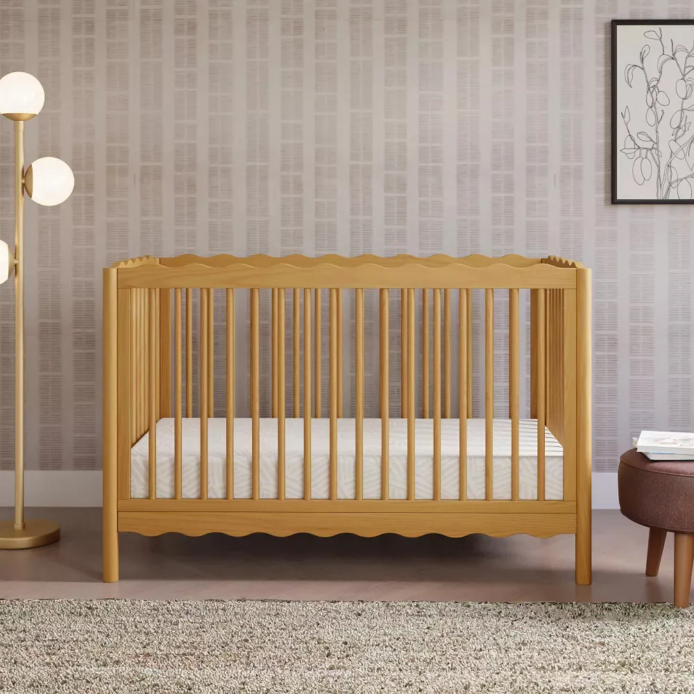 Swell 4-in-1 Convertible Crib with Toddler Conversion Kit - Honey - Image 3