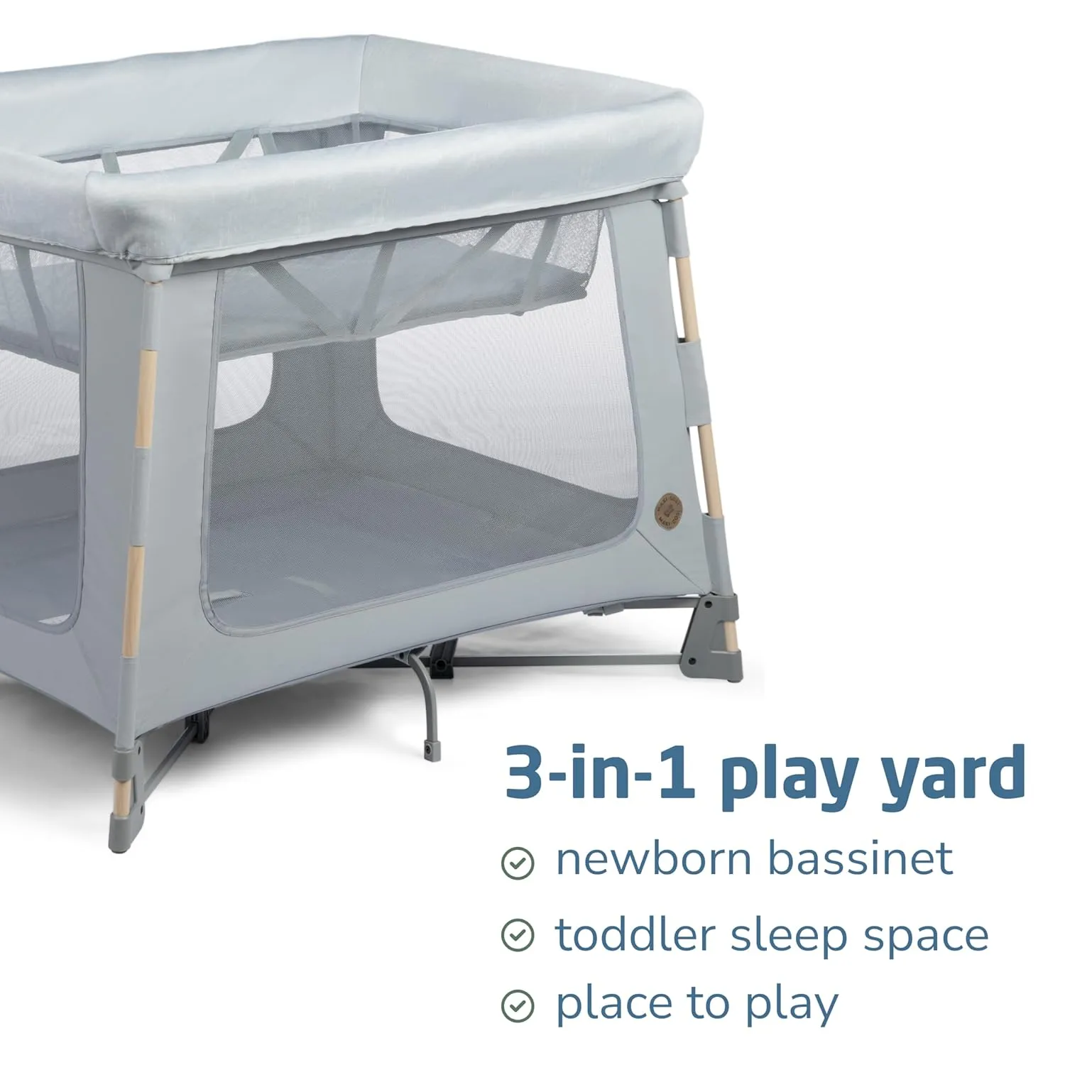 Swift Baby Playpen with Mat - Classic Slate - Image 5