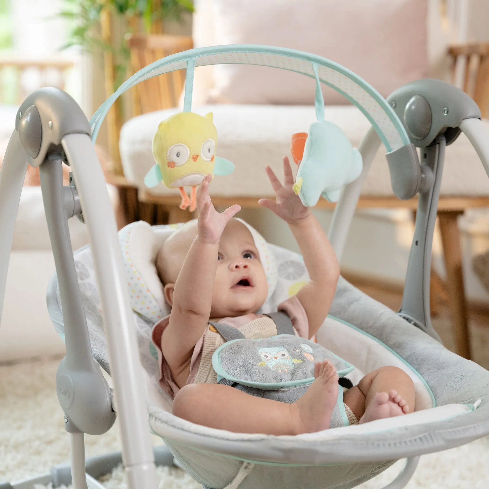 Swing 'N Go Portable Swing - Hugs & Hoots - Image 8