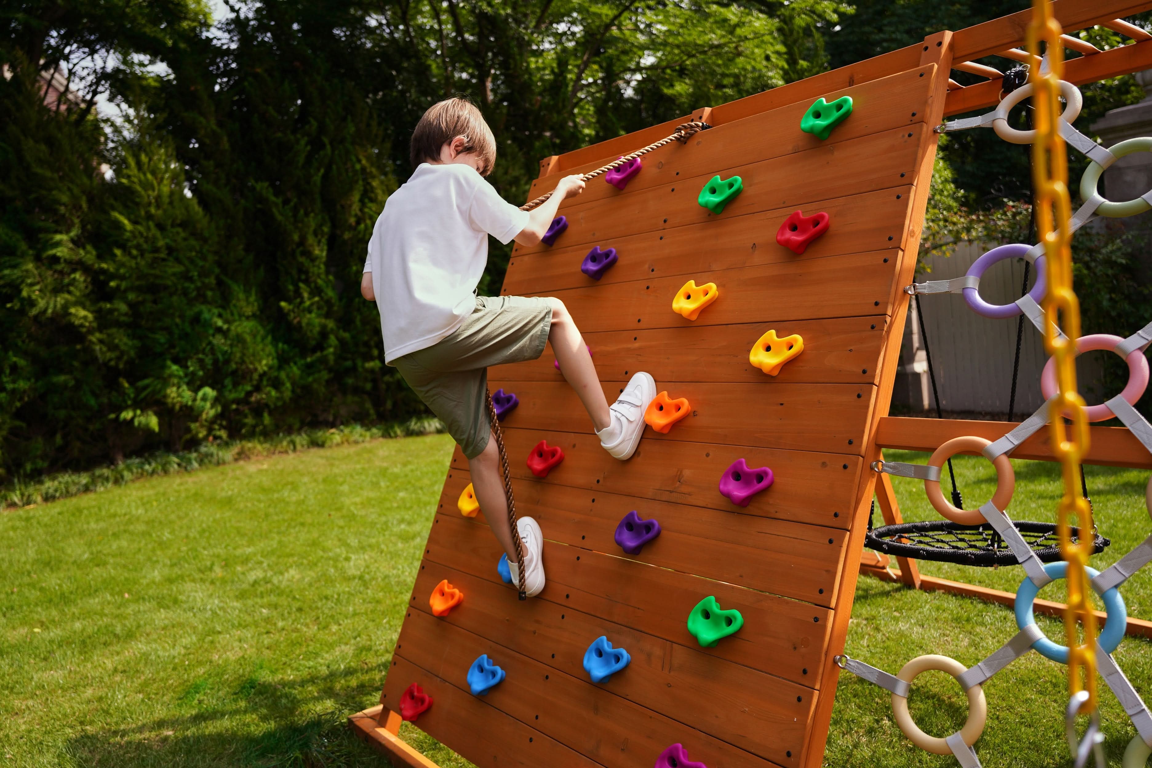 Sycamore | Outdoor Sensory Swing Set & Jungle Gym - Image 27