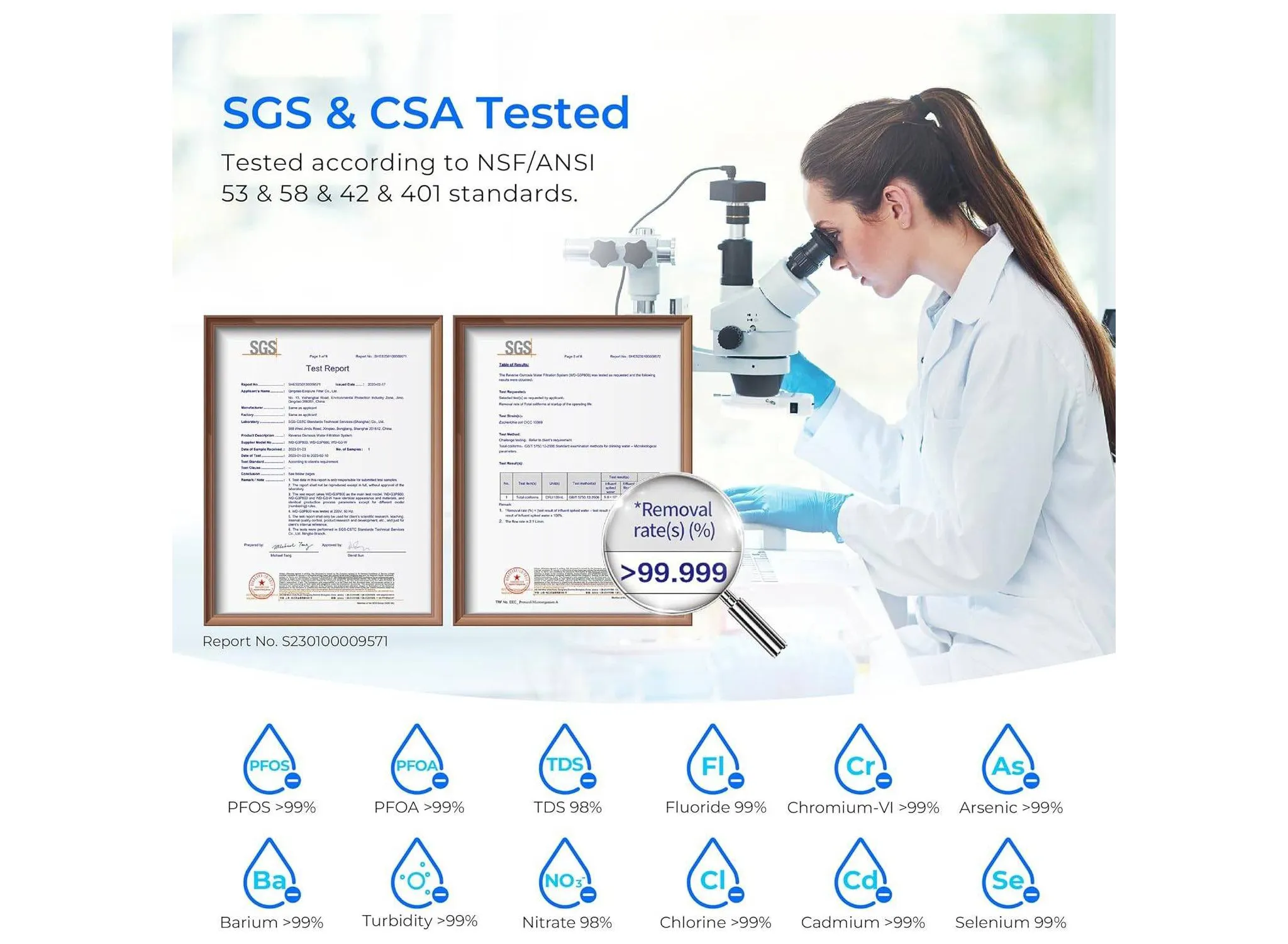 Tankless Reverse Osmosis Water Filtration System - White - Image 4
