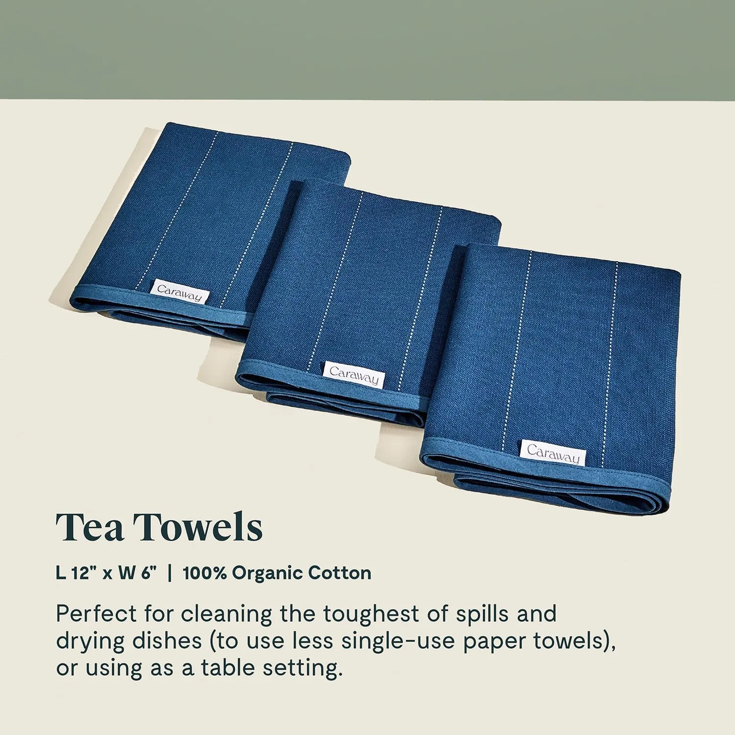 Tea Towels - Navy - Image 3