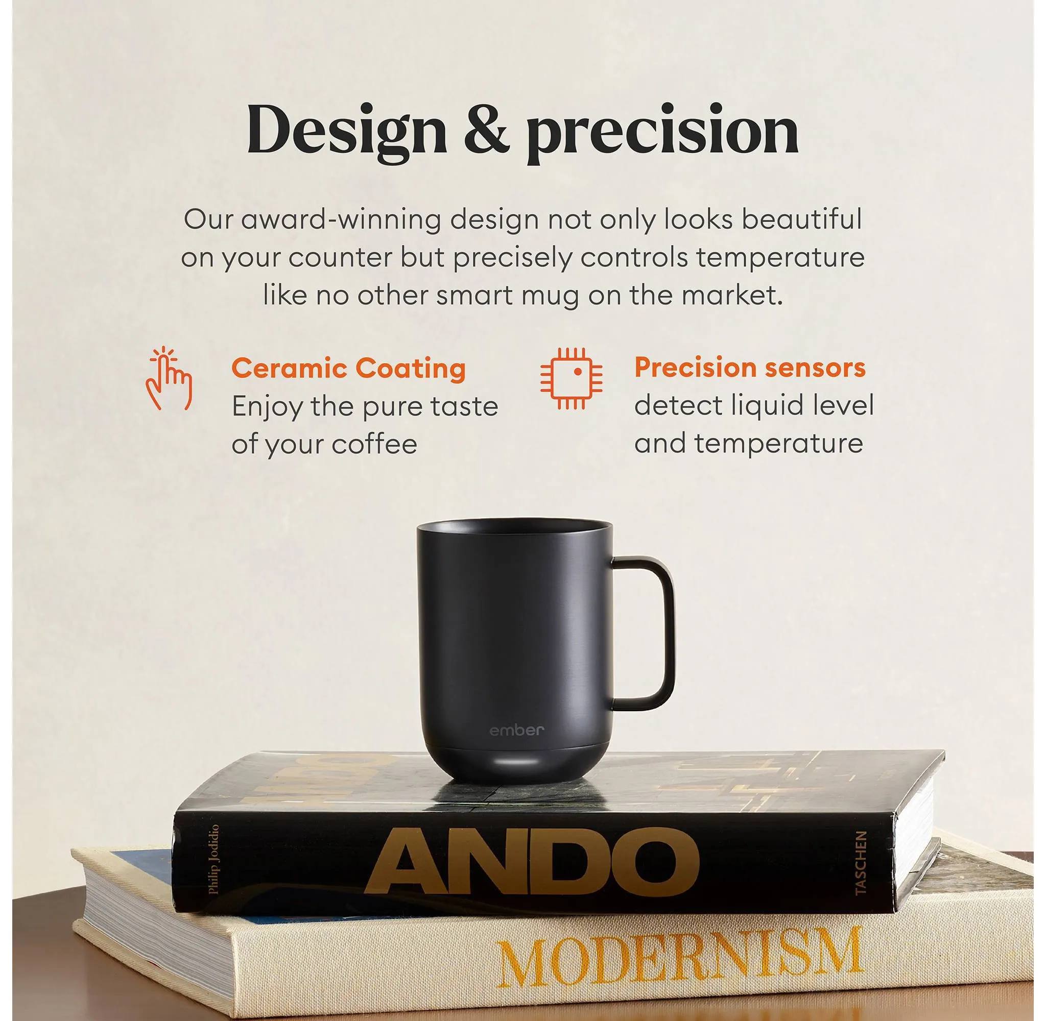 Temperature Control Smart Mug - Light Silver - Image 4