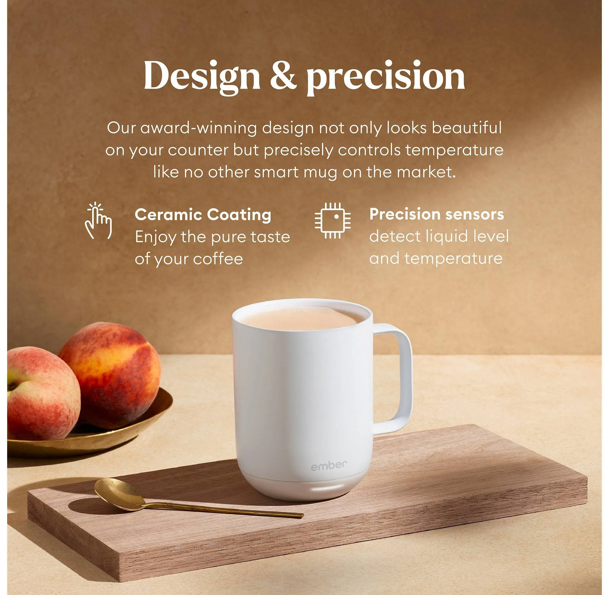 Temperature Control Smart Mug - White, 10oz - Image 4