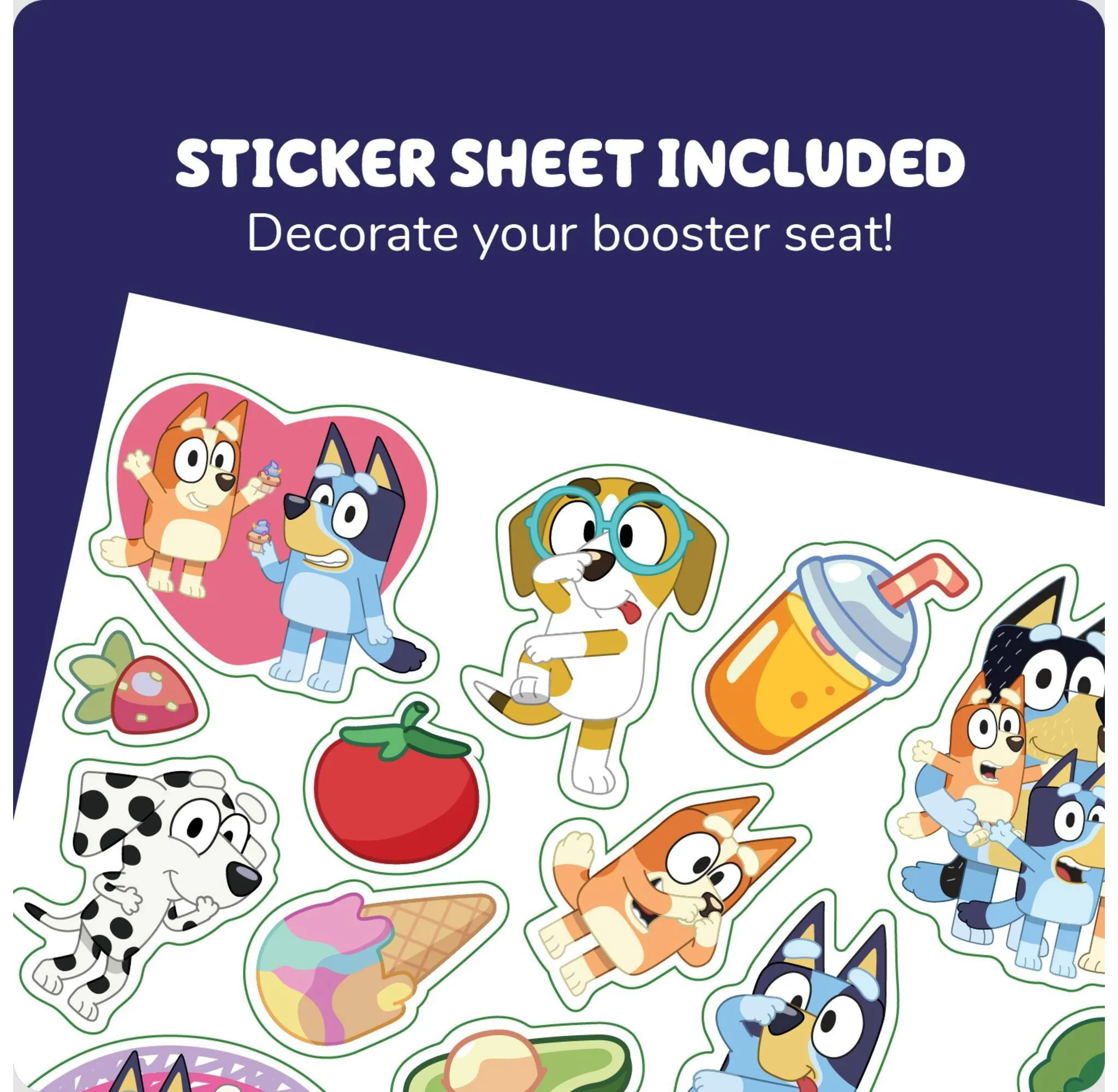 The First Years Mealtime Booster Seat - Blue/White - Image 8