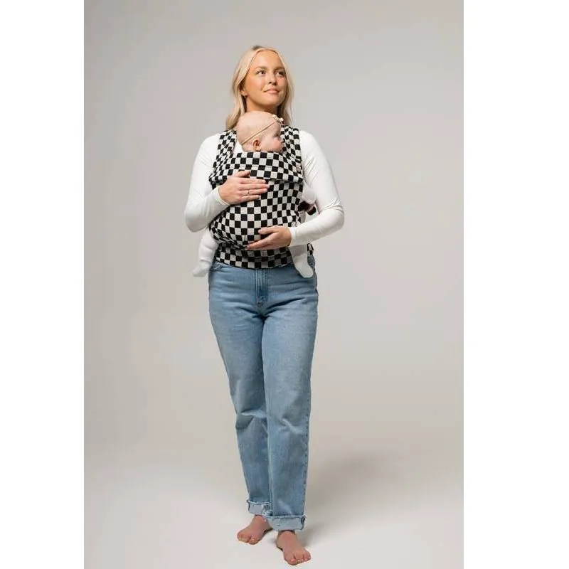 The Monarch Soft Baby Carrier - Ebony Check - Image 2