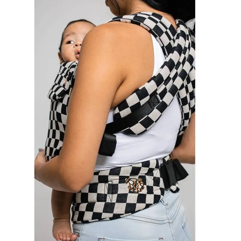The Monarch Soft Baby Carrier - Ebony Check - Image 5
