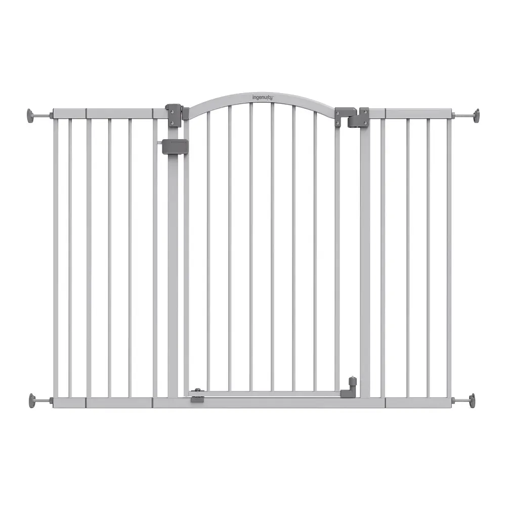 Extra Tall & Wide Baby Gate - Gray