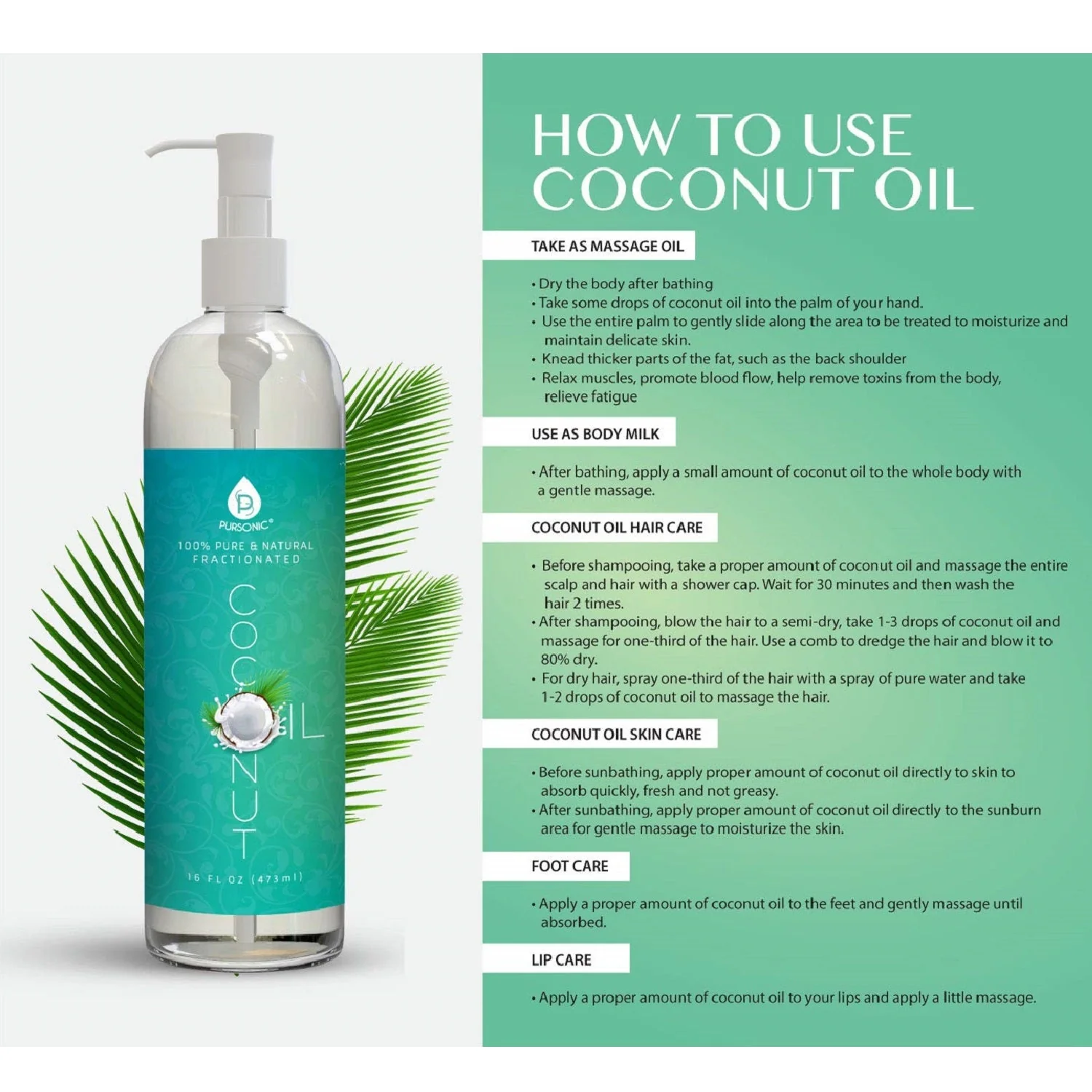 The Ultimate Hair & Skin Restoration Bundle: LED Therapy Brush, Castor Oil, Sweet Almond Oil, & Fractionated Coconut Oil - Image 3