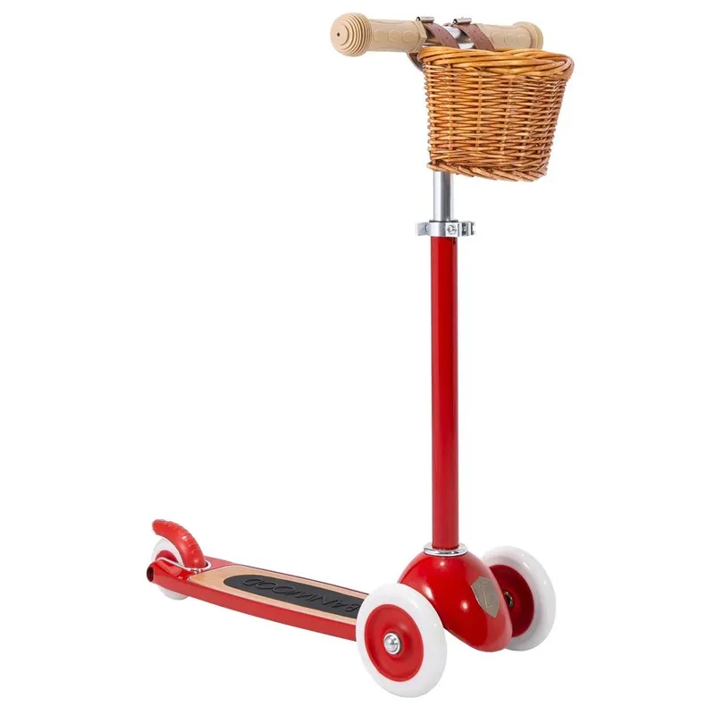 Three-Wheel Kick Scooter - Red