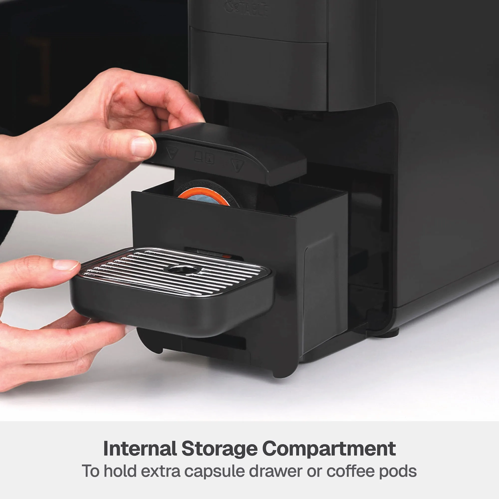 Thyme & Table Multi Capsule Machine - Slate Grey - Image 5