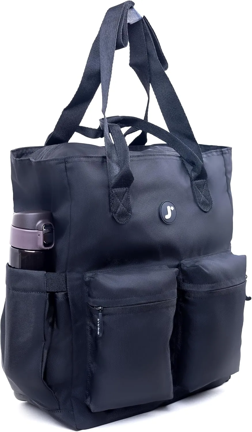 Timo 12" Tote - Black - Image 3
